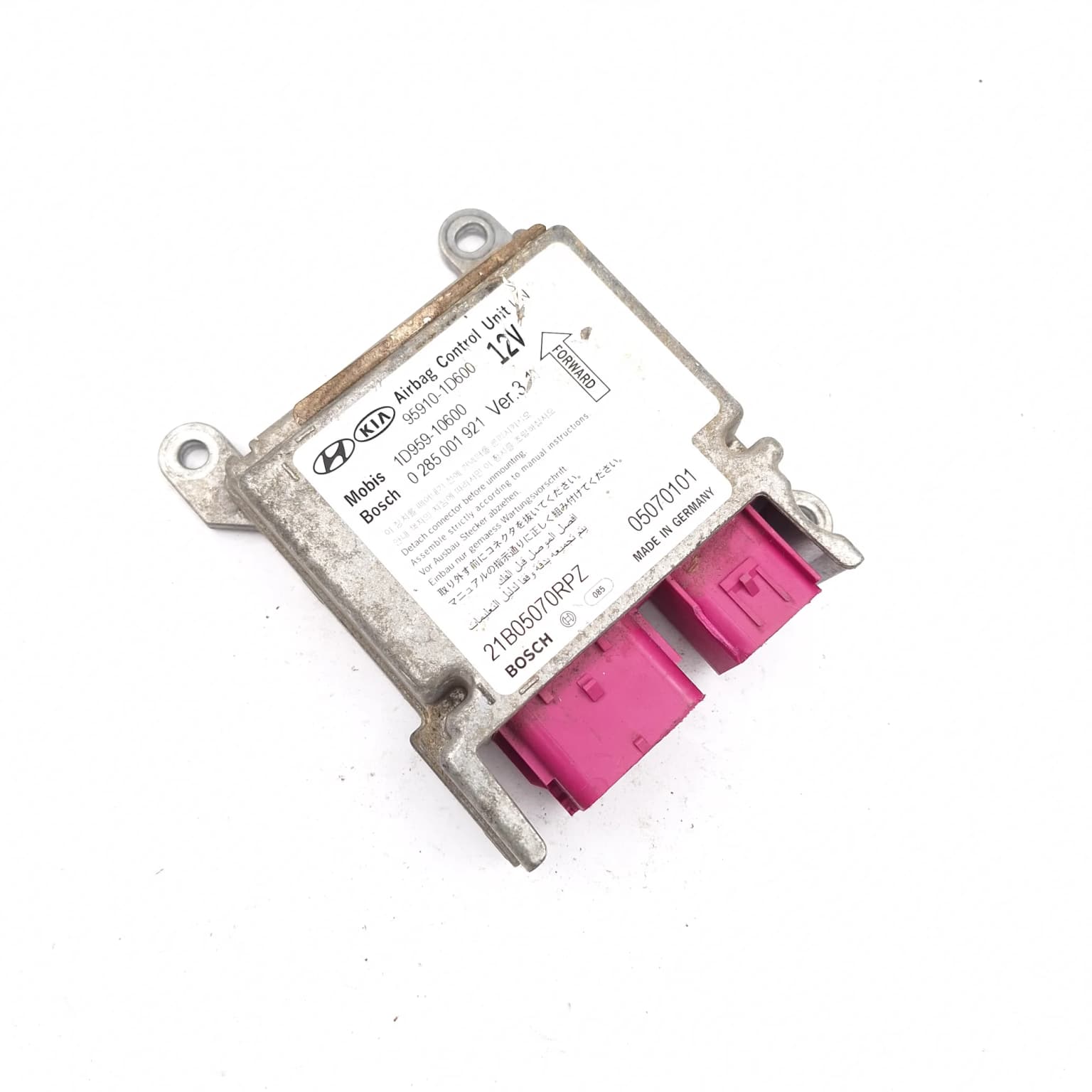 Calculateur d'airbag Kia CARENS 3 (UN) 2006–2013 959101D600 – 1