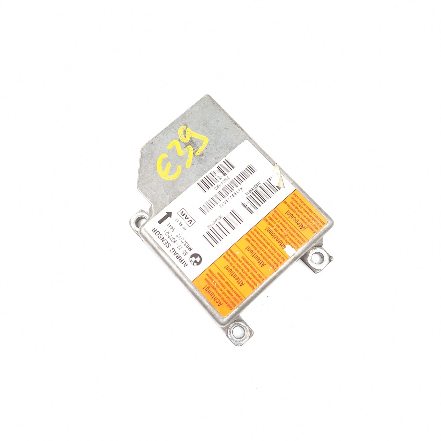 Calculateur d'airbag BMW 5 (E39) 1995–2004 8372521 – 1