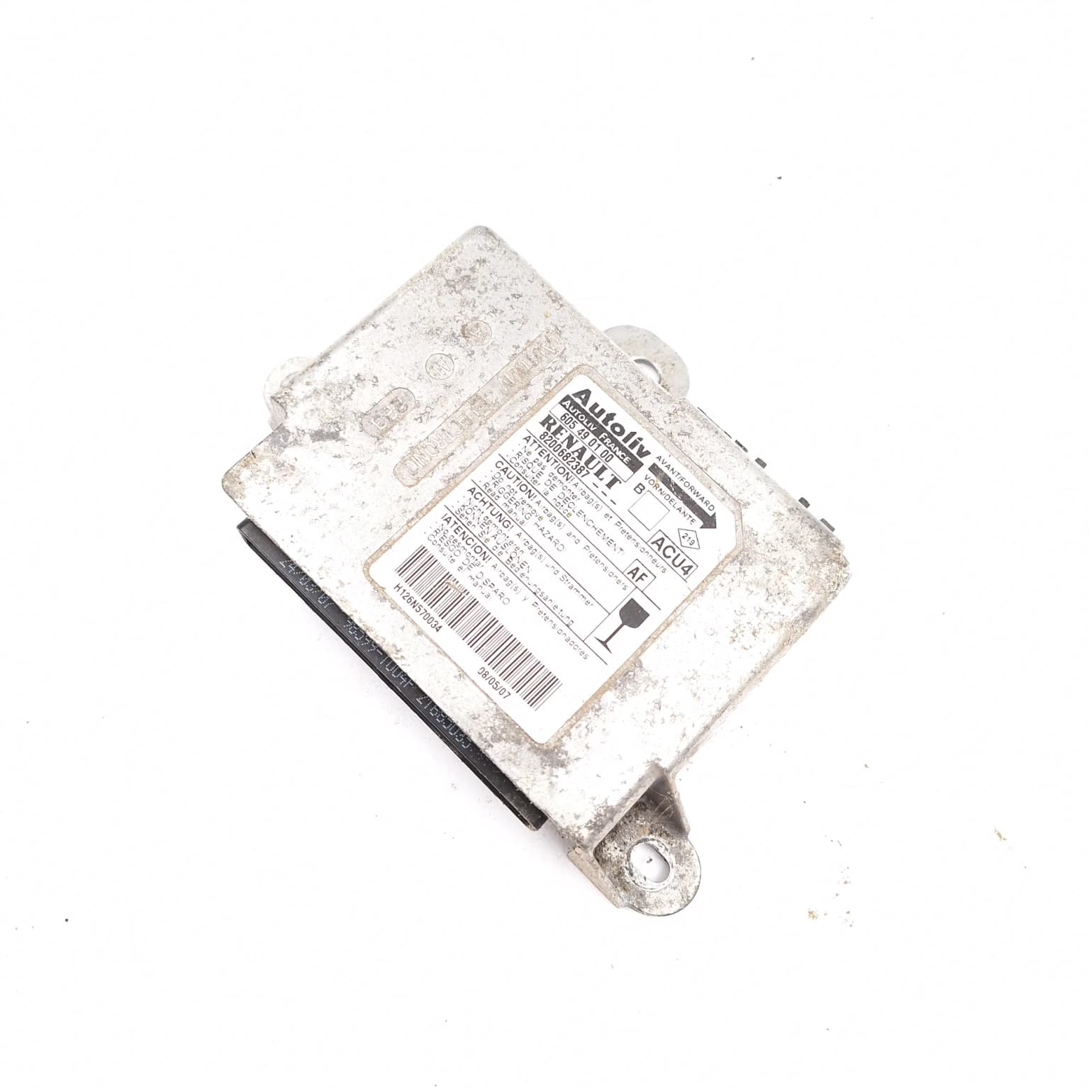 Airbag control module Renault MEGANE 2 2002–2010 1.5 dCi K9K 732 8200682387 – 1