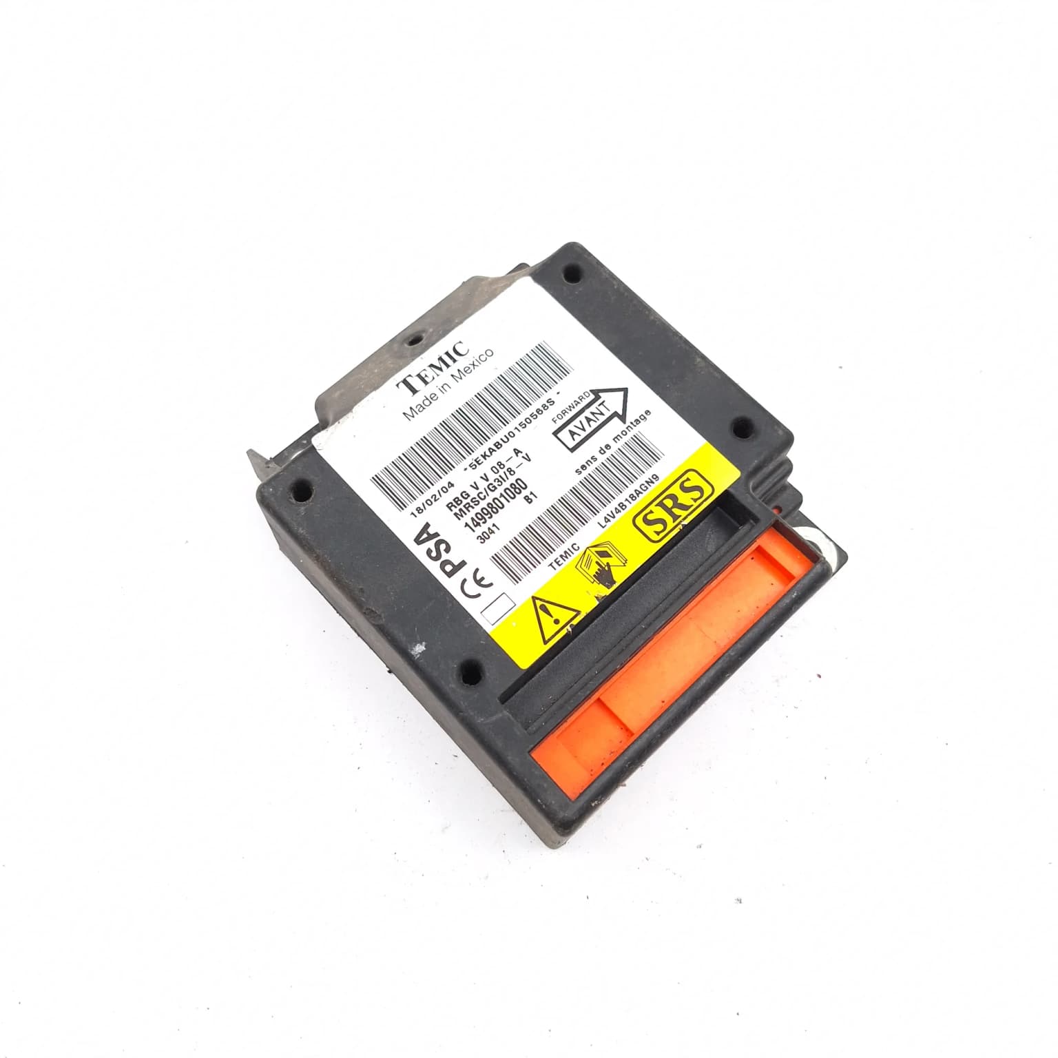 Calculateur d'airbag Citroen C4 1 (LC) 2004–2010 1499801080 – 1