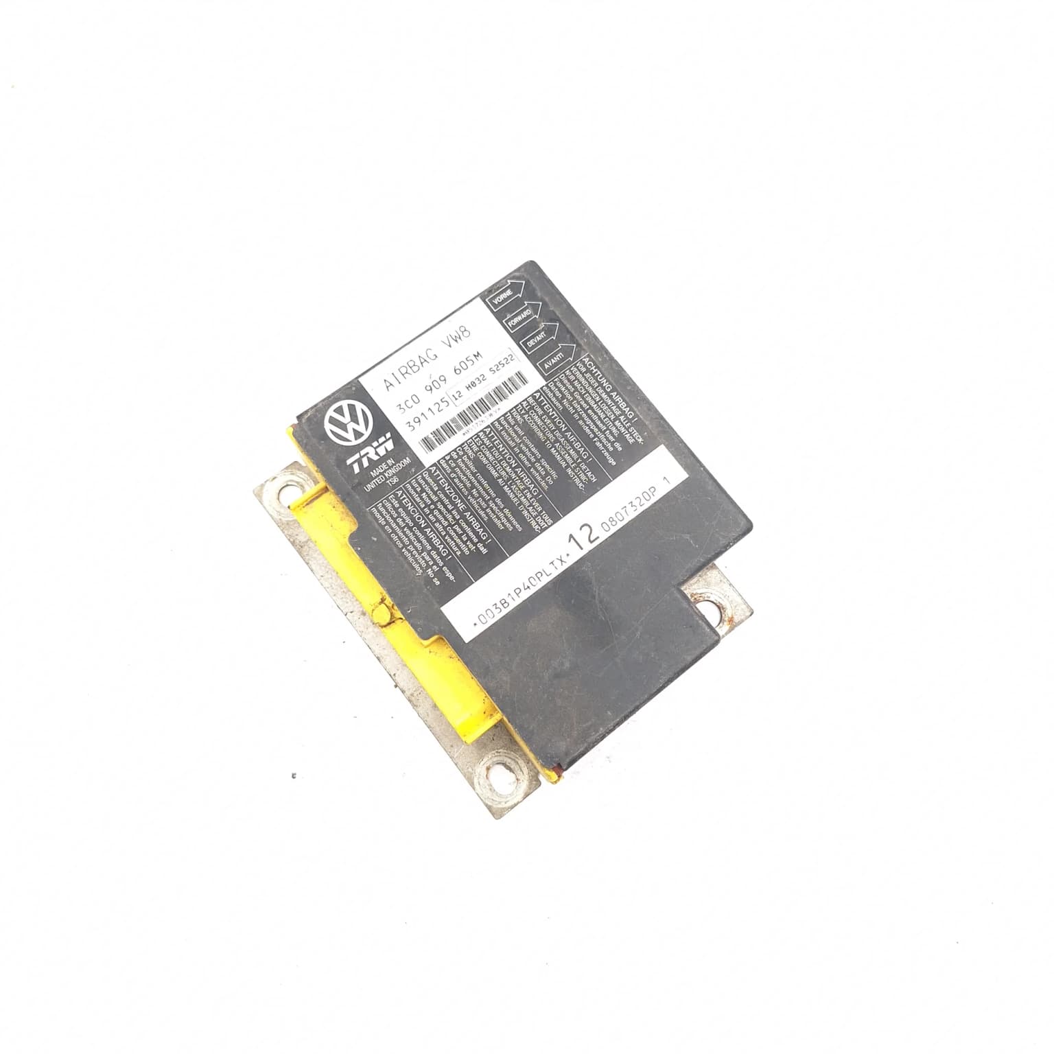 Airbag control module VW PASSAT B6 2005–2010 3C0909605M – 1