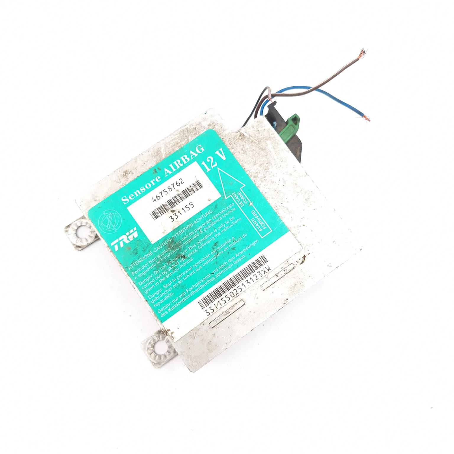Airbag control module Fiat PUNTO (188) 1999–2010 46758762 – 1