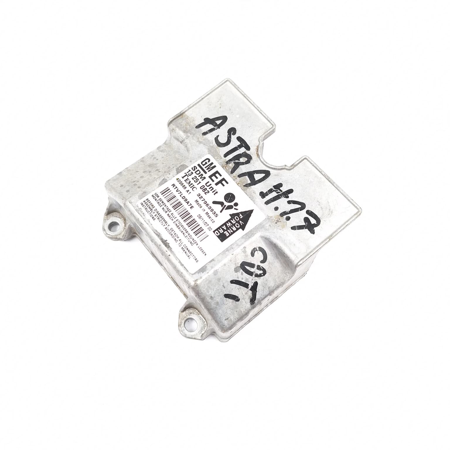 Airbag control module Opel ASTRA H 2004–2012 13251082 – 1