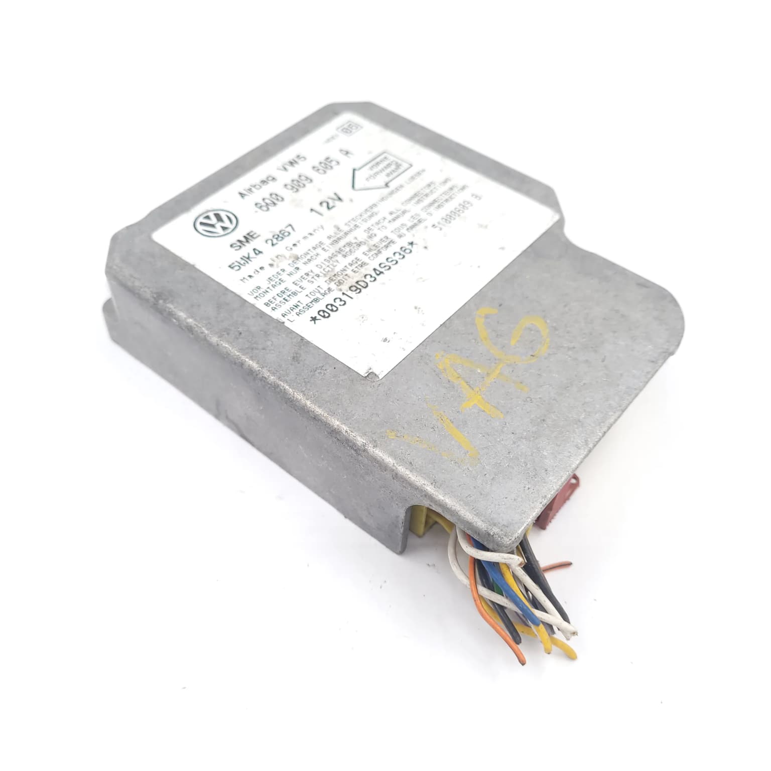 Airbag control module VW GOLF 4 1997–2004 6Q0909605A – 1
