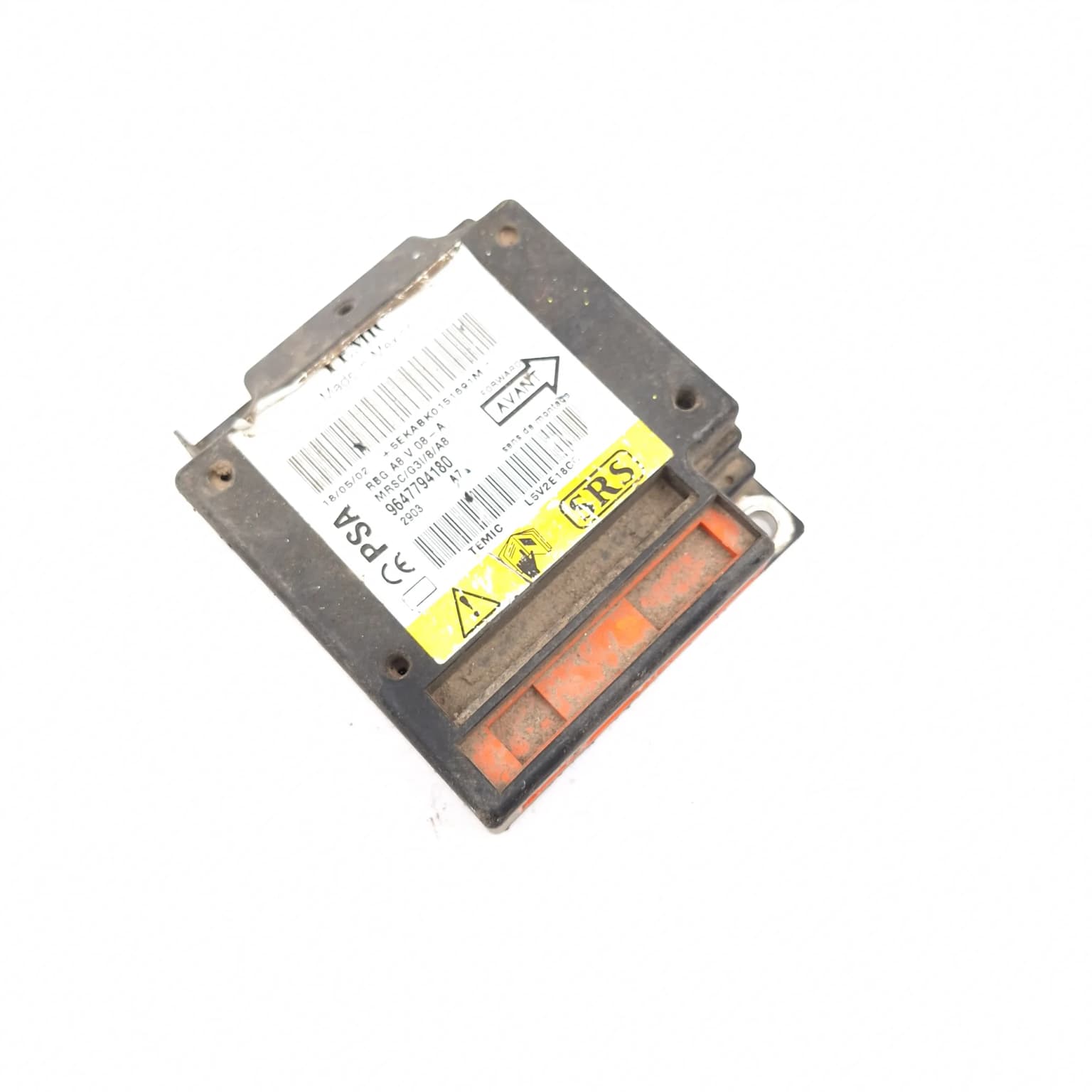 Calculateur d'airbag Citroen C3 1 (FC) 2002–2010 9647794180 – 1