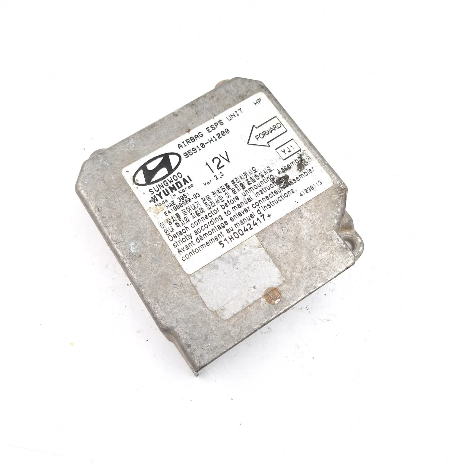 Airbag control module Hyundai SANTA FE 1 (SM) 2000–2006 95910H1200 – 1