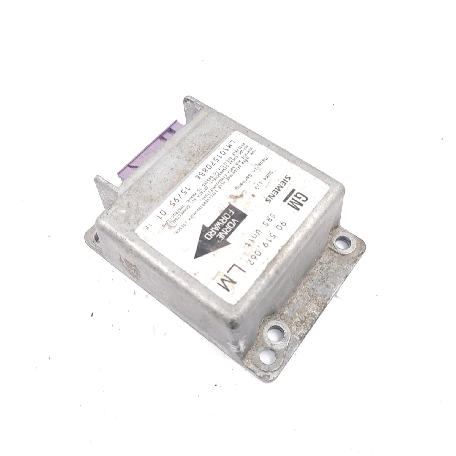 Airbag control module Opel ASTRA F 1991–2002 1.6 i X 16 SZ 90519067 – 1