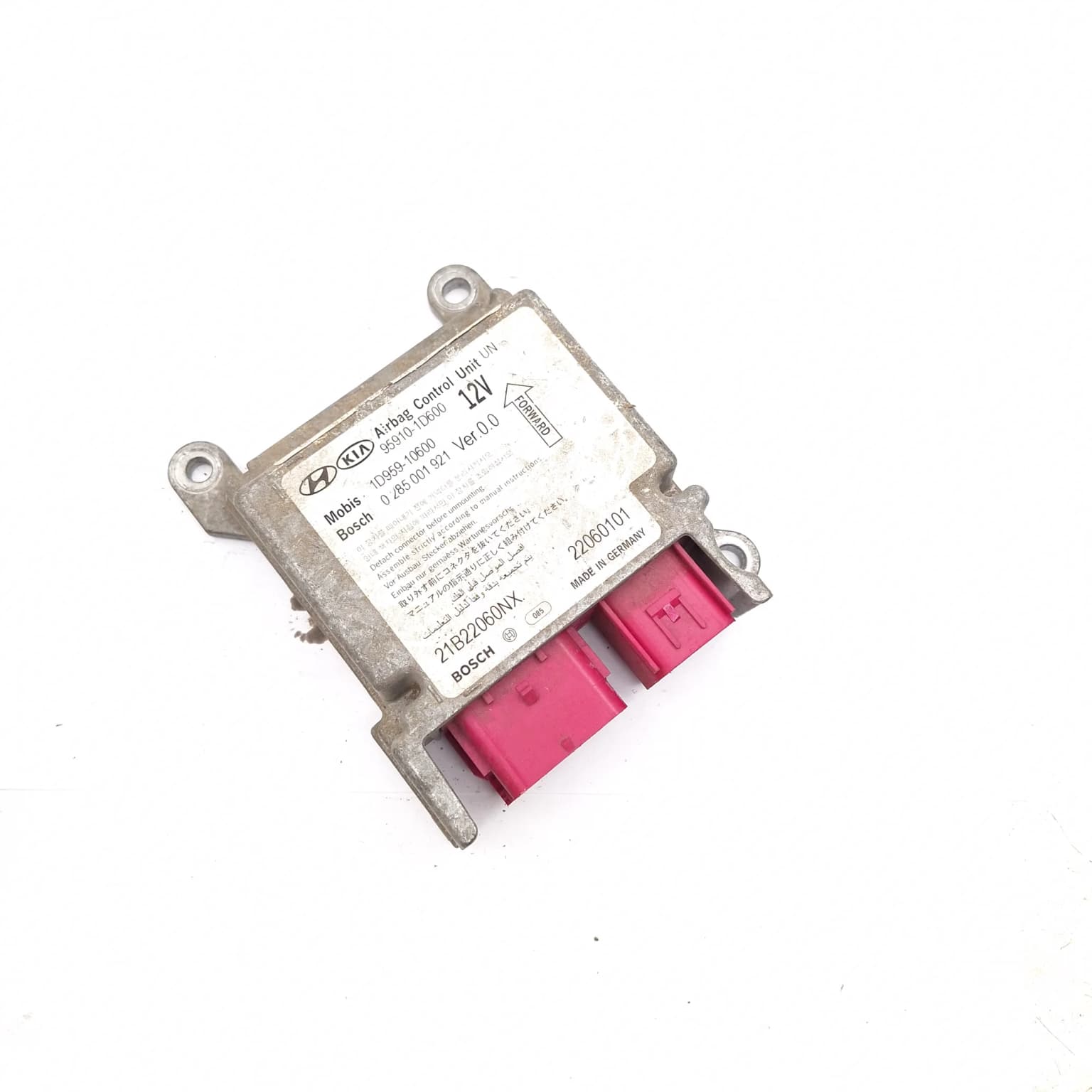 Calculateur d'airbag Kia CARENS 3 (UN) 2006–2013 959101D600 – 1