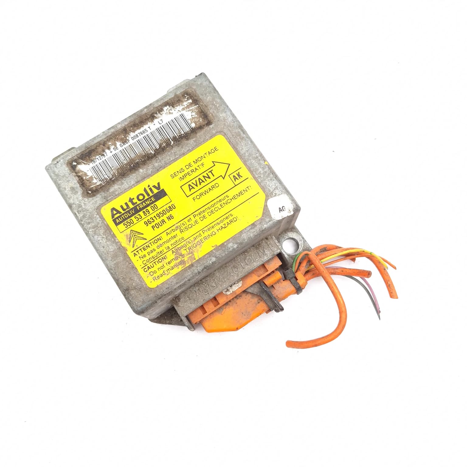 Airbag control module Citroen XSARA (N0, N1, N2) 1997–2006 550538900 – 1