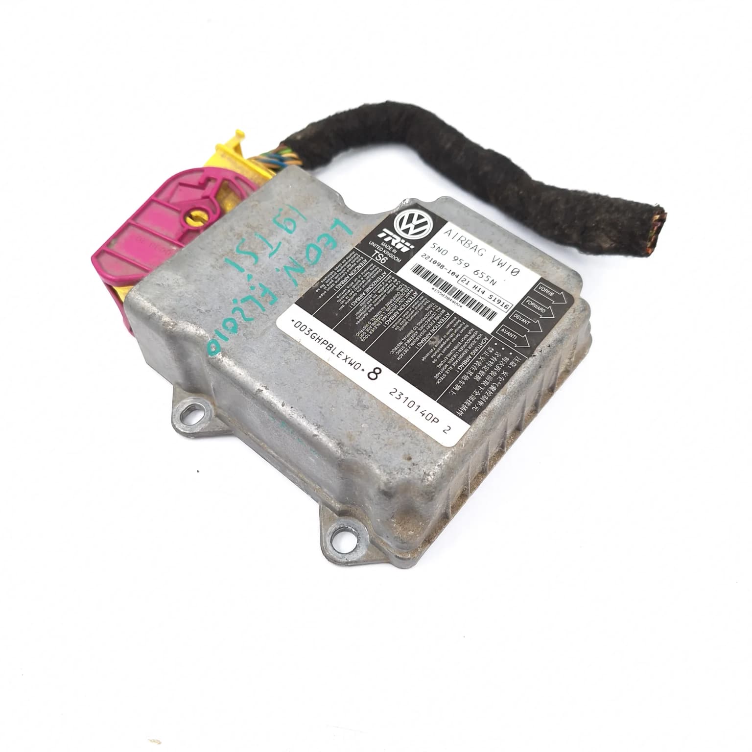 Airbag control module Seat LEON (1P1) 2005–2012 5N0959655N – 1