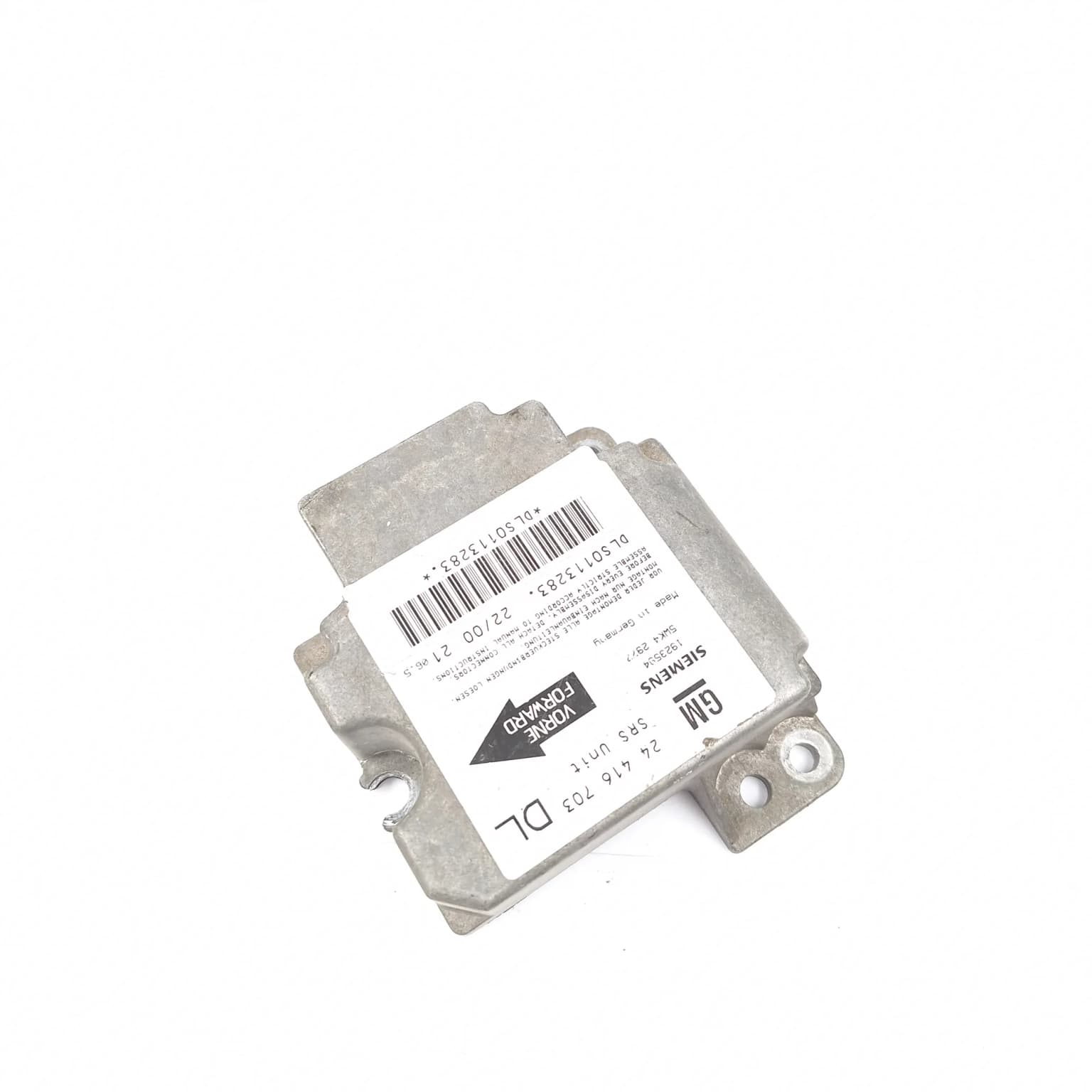 Airbag control module Opel ASTRA G 1998–2009 24416703 – 1
