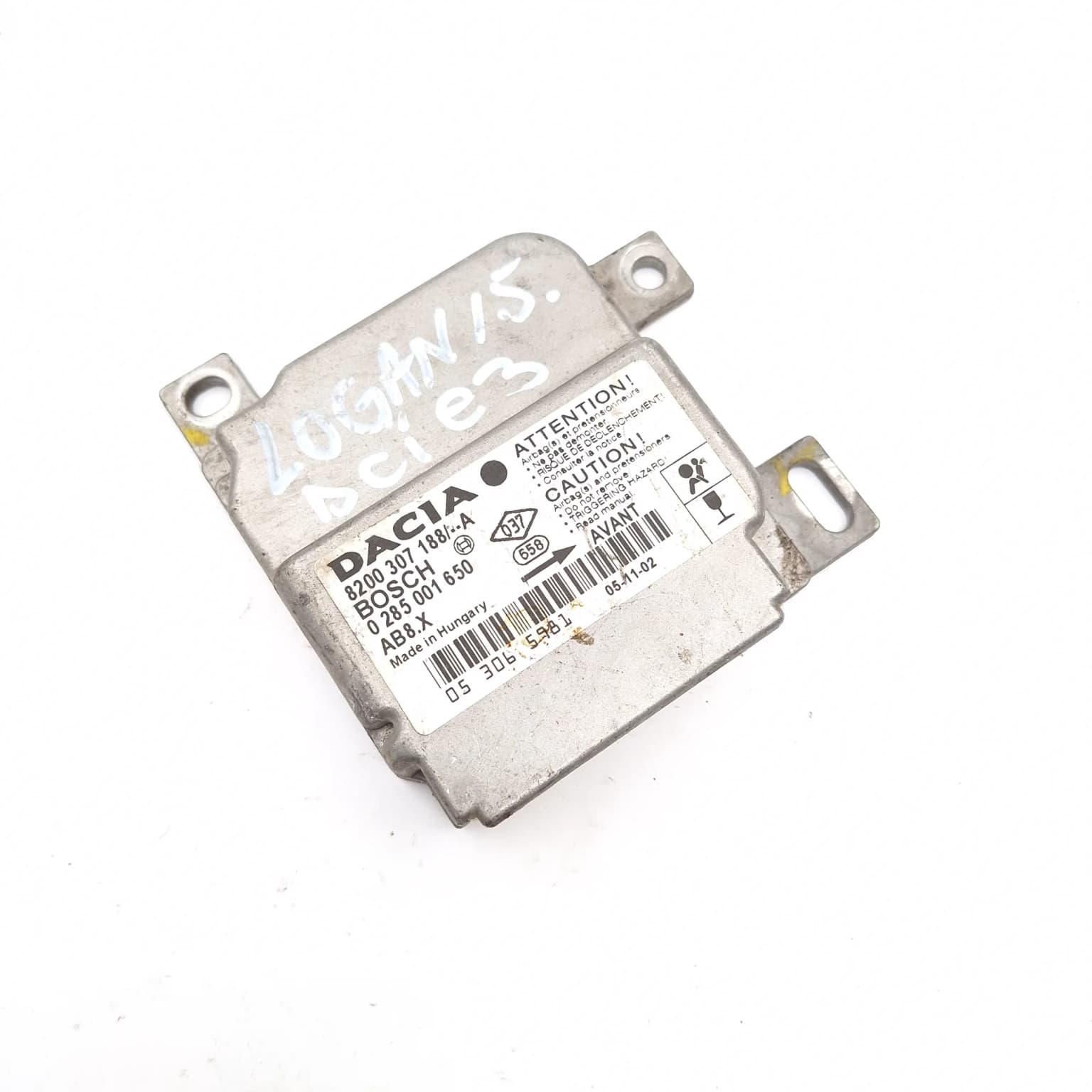 Airbag control module Dacia LOGAN (LS) 2004–2012 8200307188A – 1