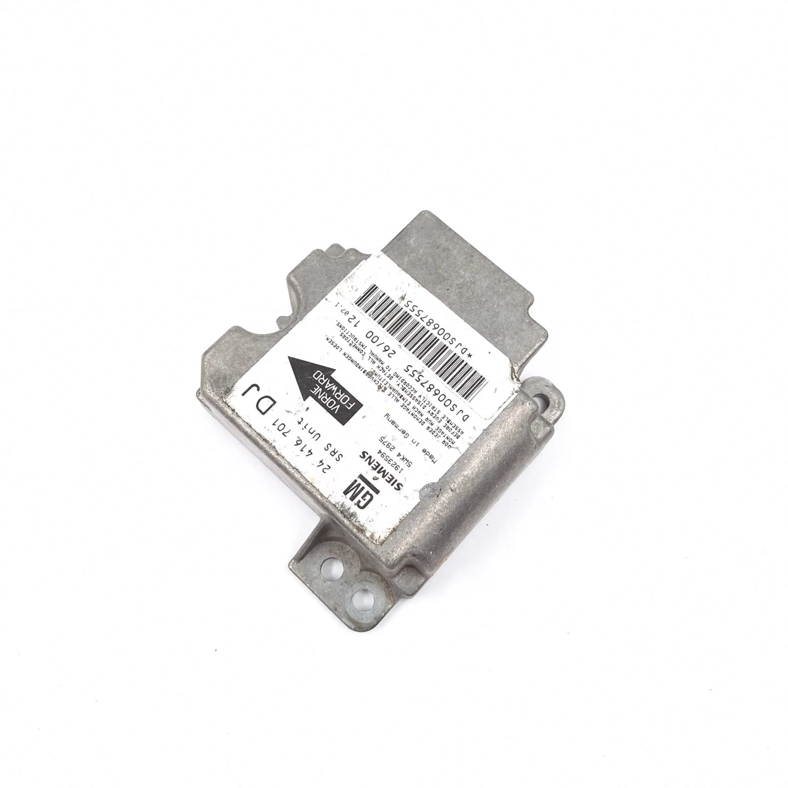 Airbag control module Opel VECTRA B 1995–2002 1923594 – 1