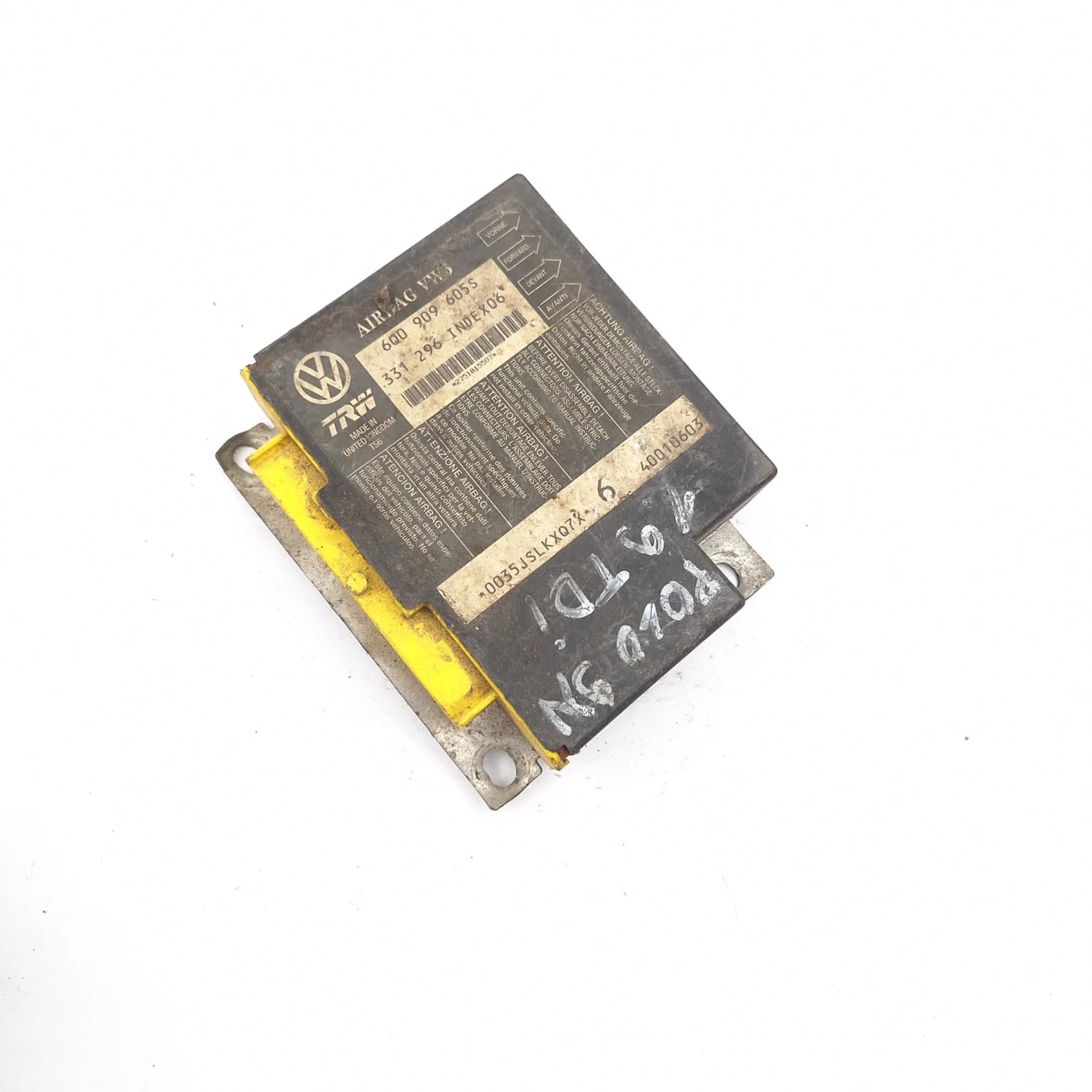 Airbag control module VW POLO (9N, 9N3) 2002–2010 6Q0909605S – 1