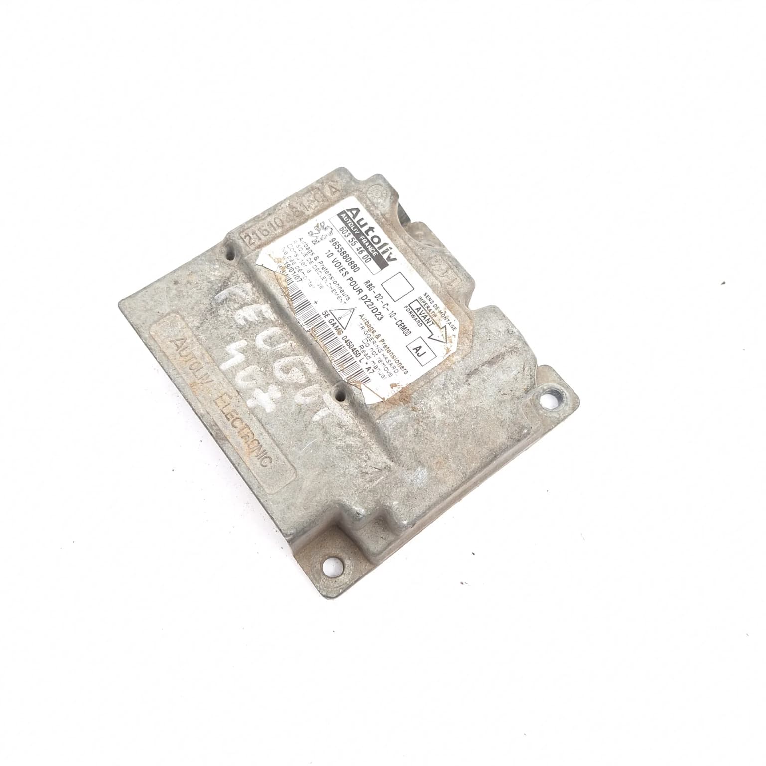 Airbag control module Peugeot 407 2004–2011 9655880880 – 1