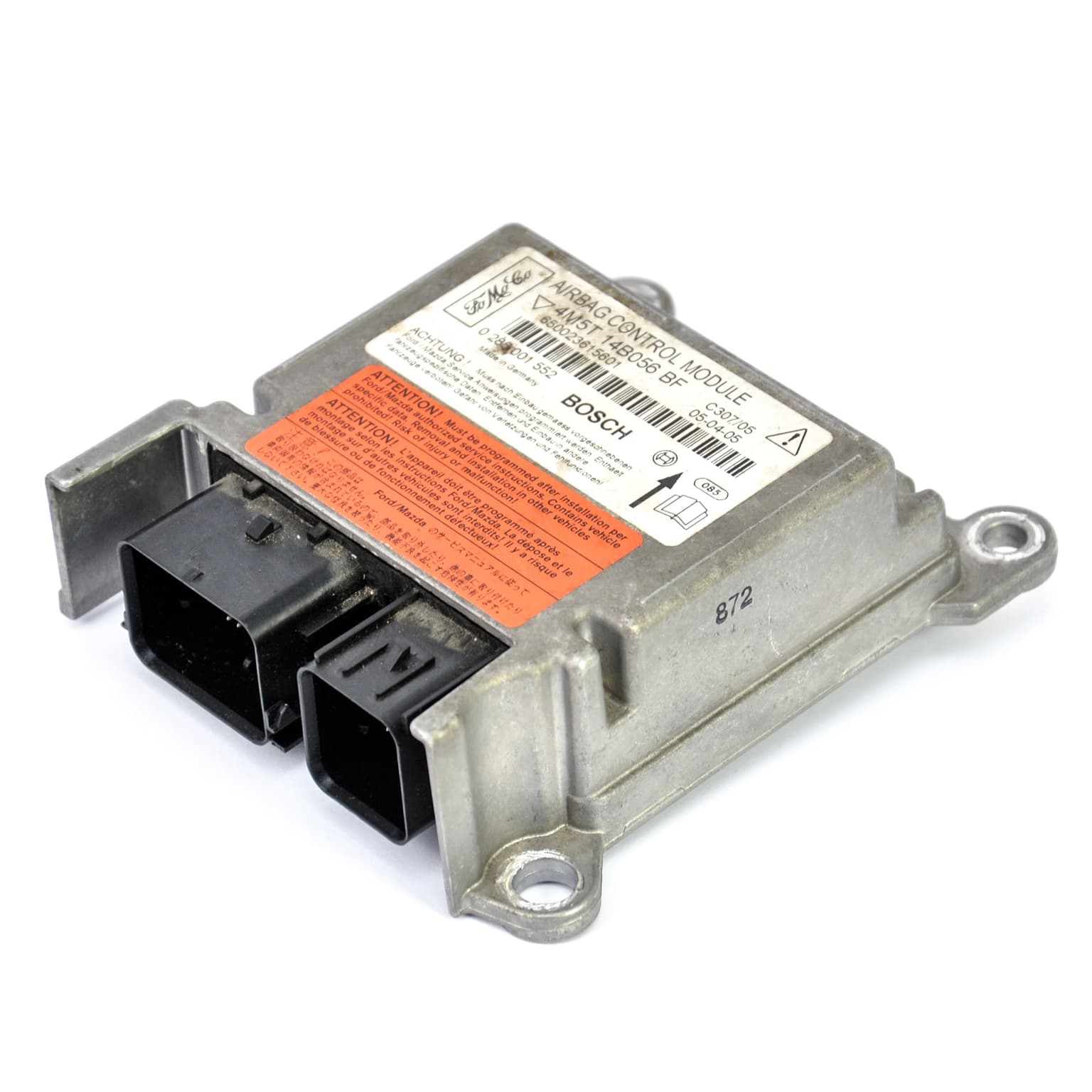 Airbag control module Ford FOCUS Mk 2 2005–2010 2.0 TDCi G6DD 4M5T14B056BF – 1