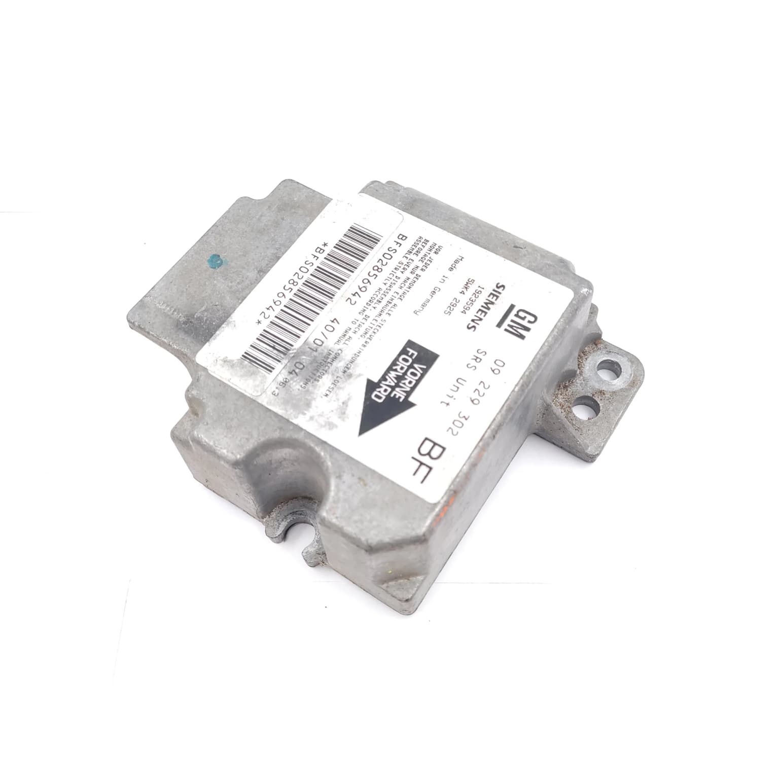 Airbag control module Opel ASTRA G 1998–2009 09229302 – 1