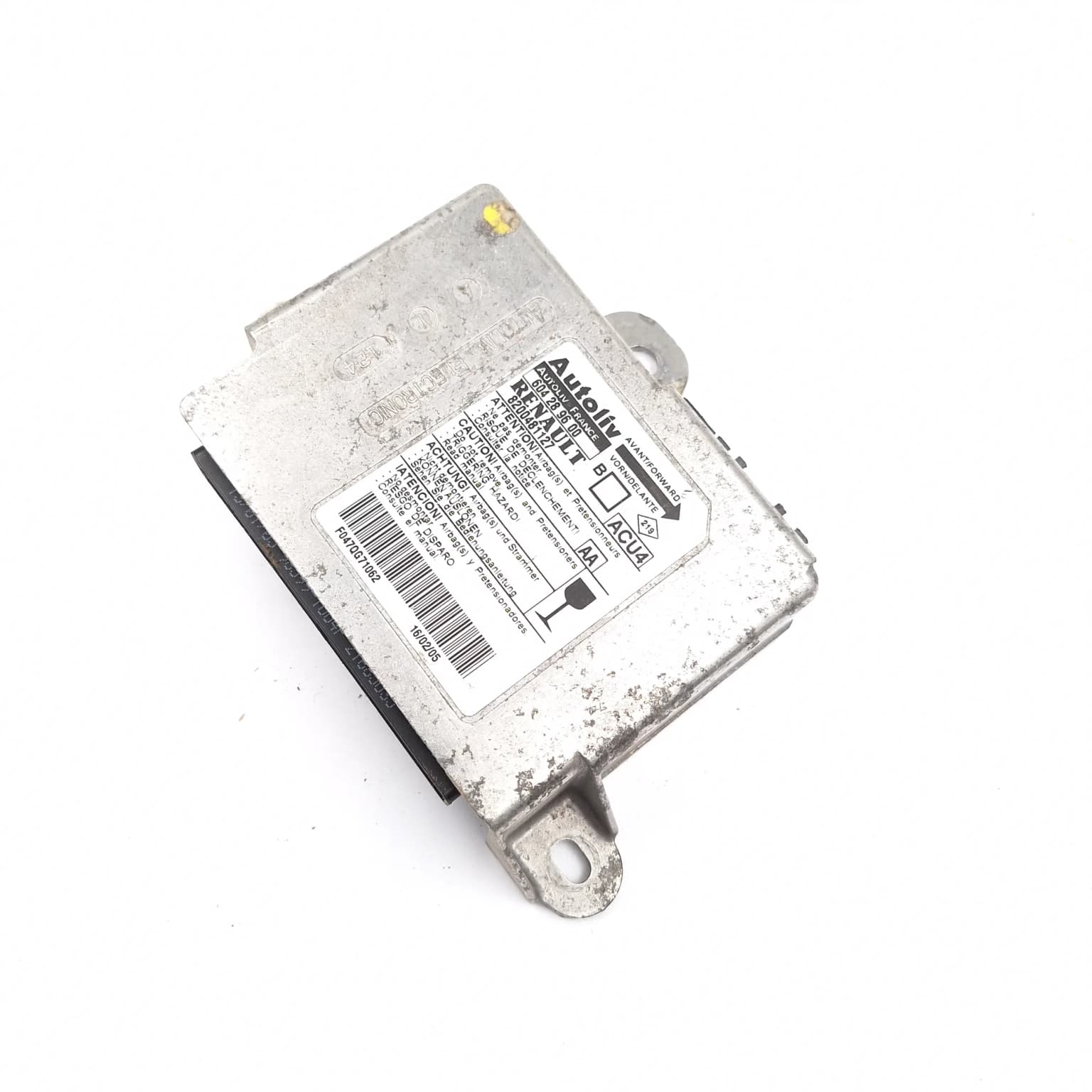 Airbag control module Renault MEGANE 2 2002–2010 604289600 – 1