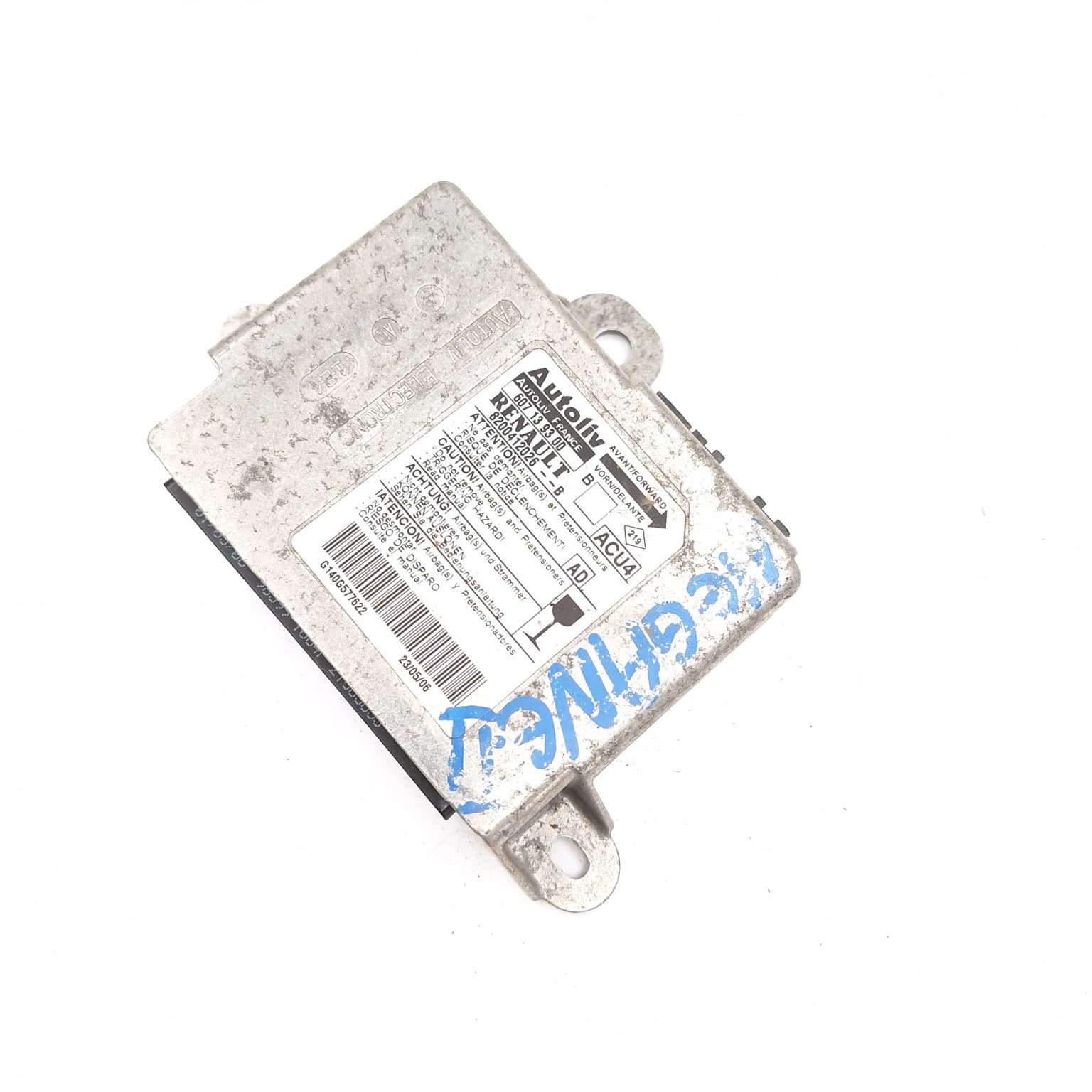Airbag control module Renault MEGANE 2 2002–2010 8200412026B – 1