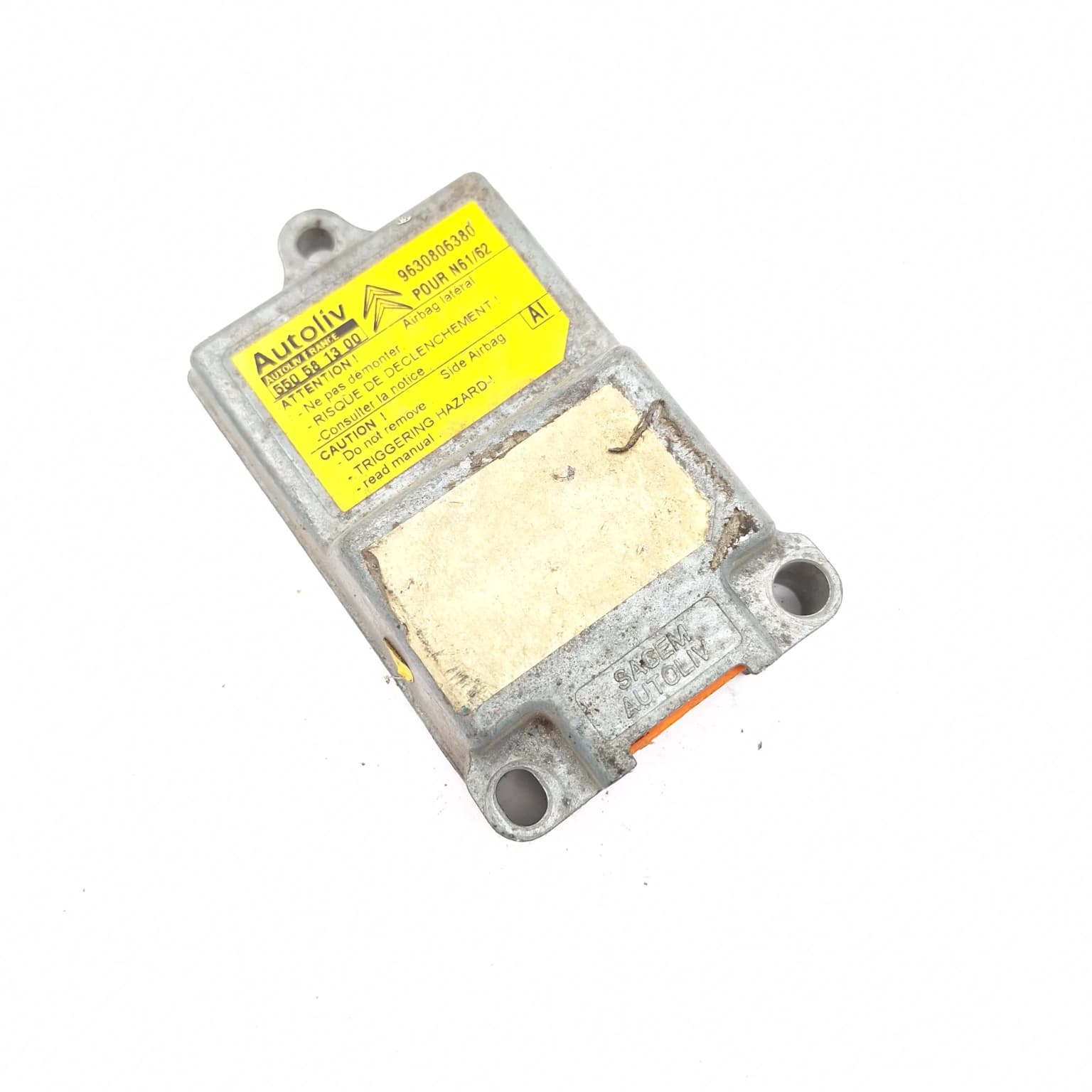 Airbag control module Citroen XSARA (N0, N1, N2) 1997–2006 550581300 – 1