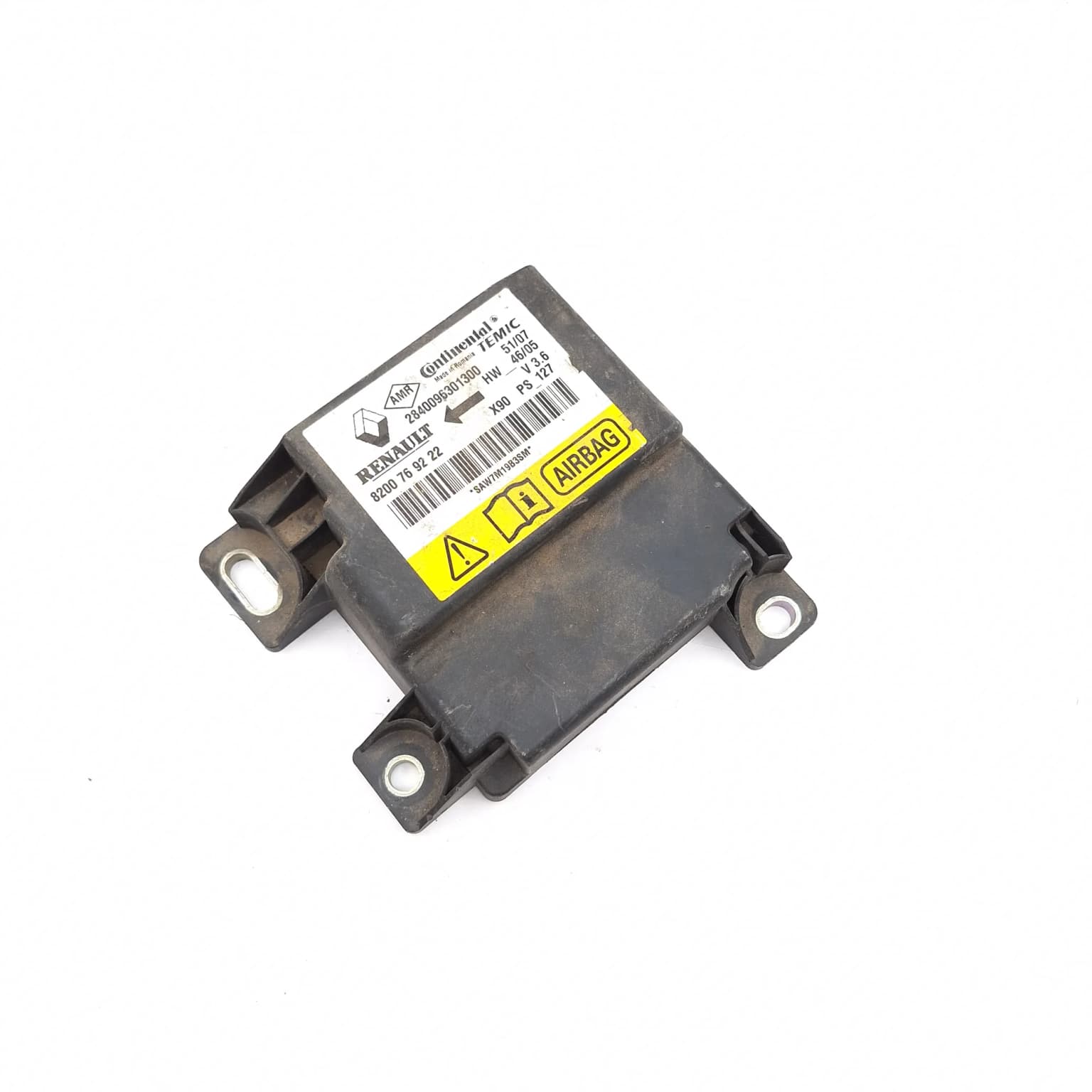 Airbag control module Dacia LOGAN MCV / LOGAN VAN 2007–2012 2840096301300 – 1
