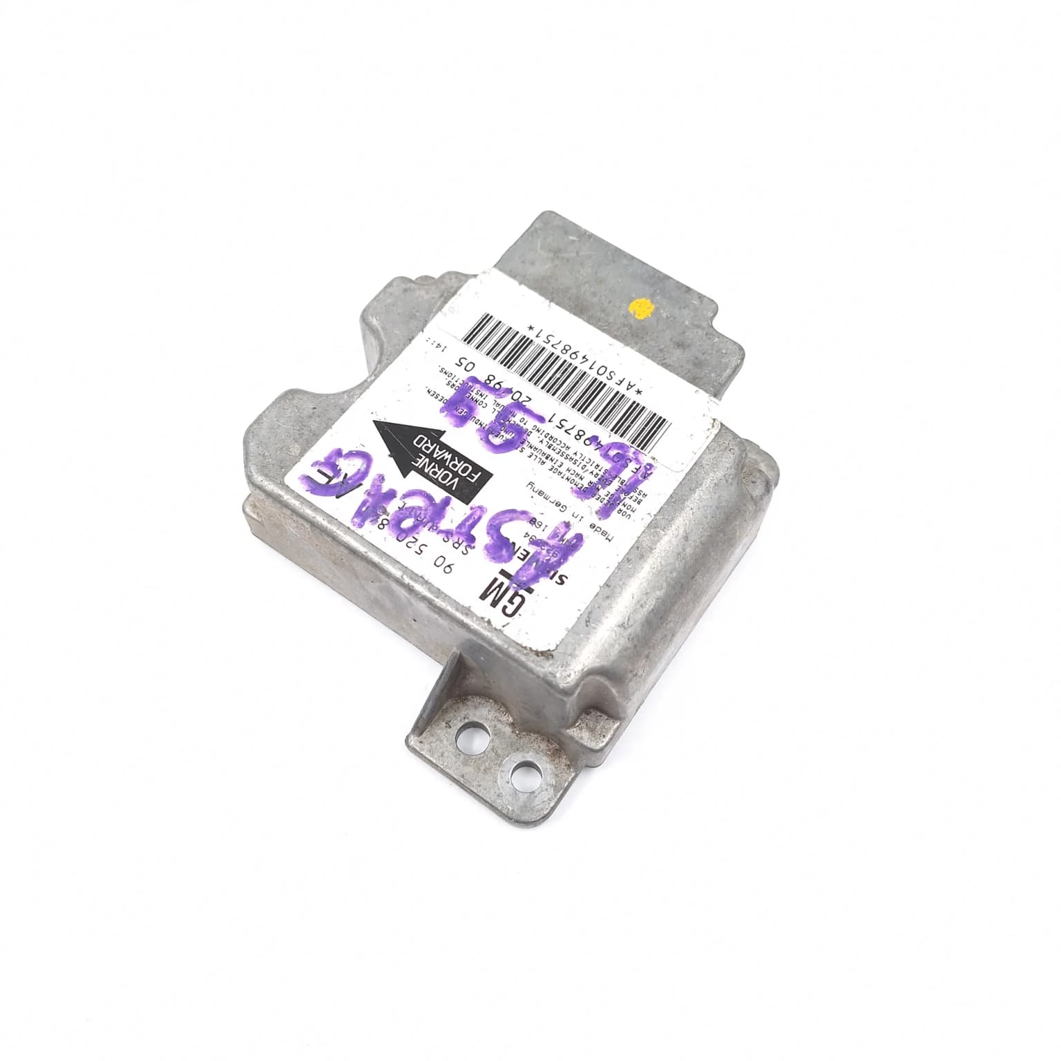 Airbag control module Opel ASTRA G 1998–2009 90520841 – 1
