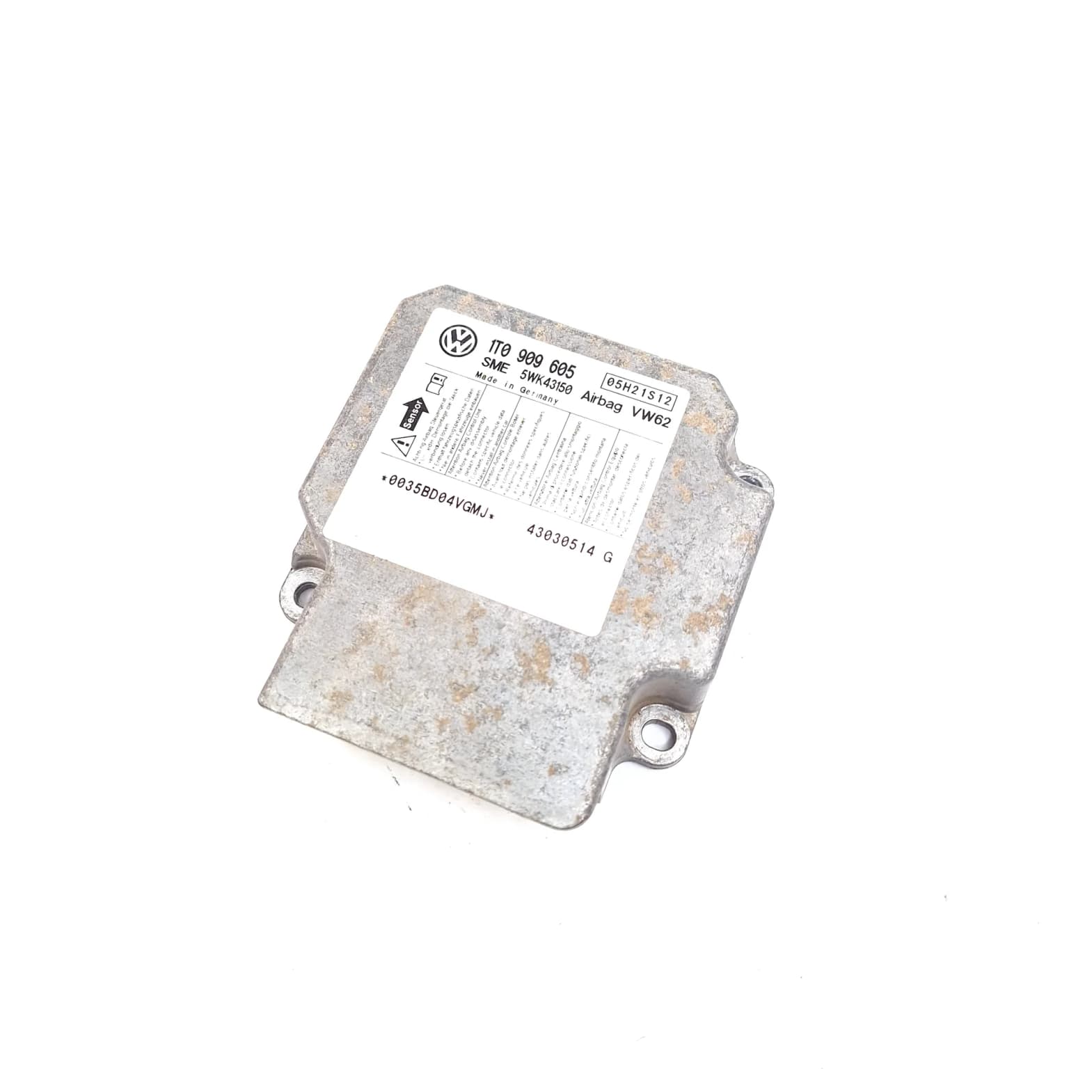 Airbag control module VW TOURAN (1T) 2003–2010 1T0909605 – 1