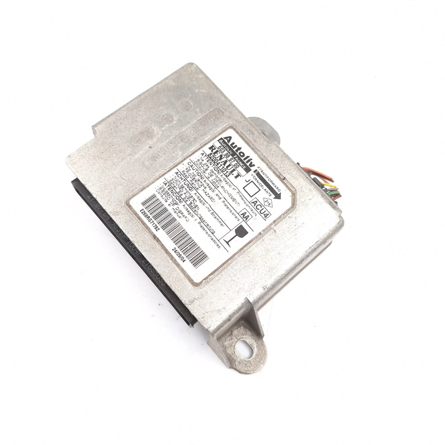 Airbag control module Renault SCENIC 2 (JM0/1) 2003–2009 603989700 – 1