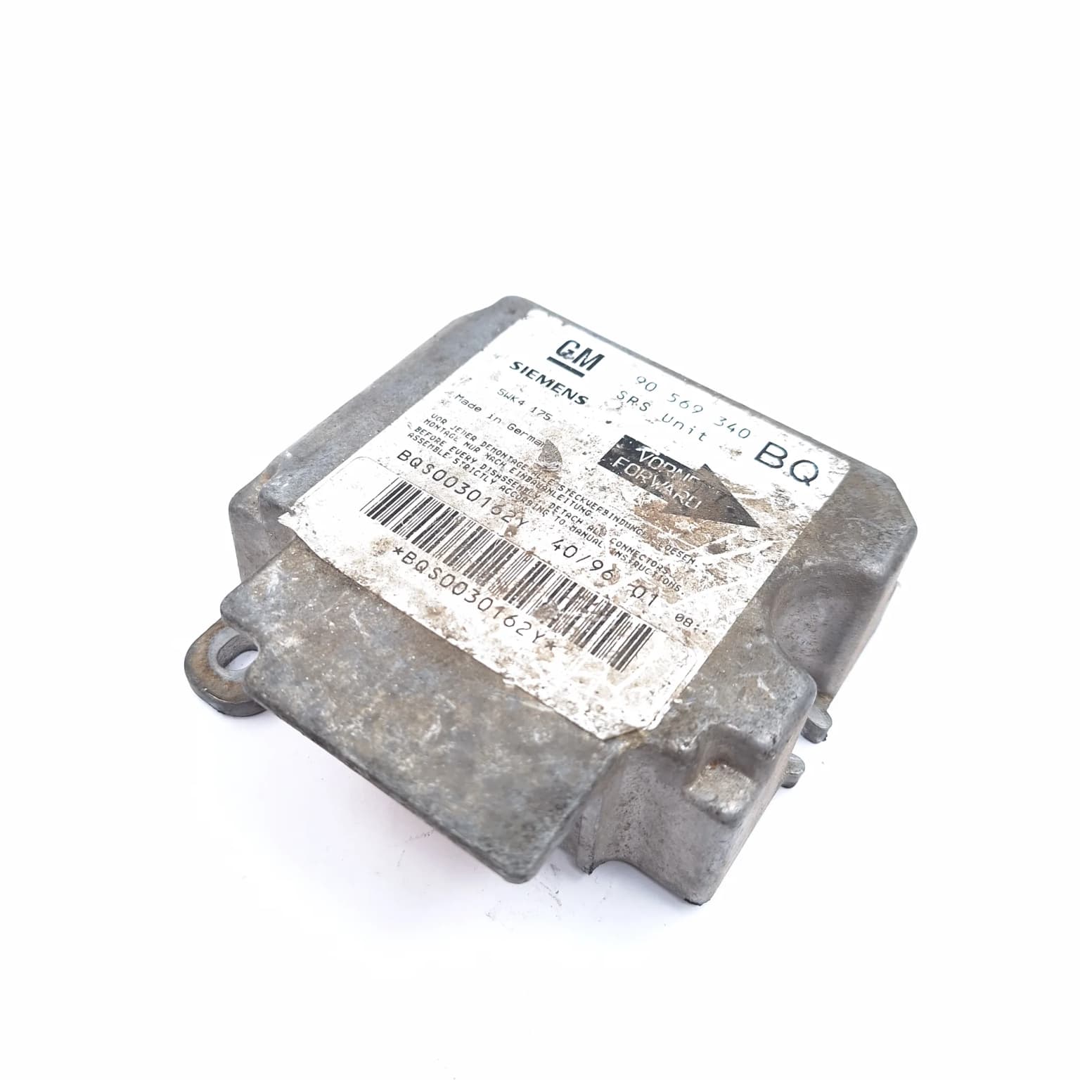 Airbag control module Opel VECTRA B 1995–2002 90569340 – 1