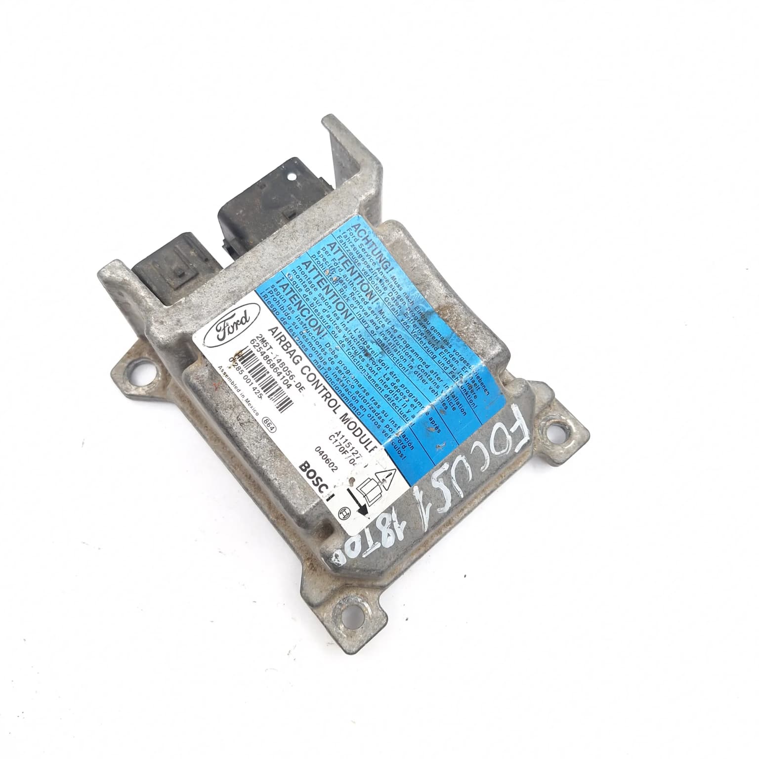 Airbag control module Ford FOCUS Mk 1 1998–2004 2M5T14B056DE – 1