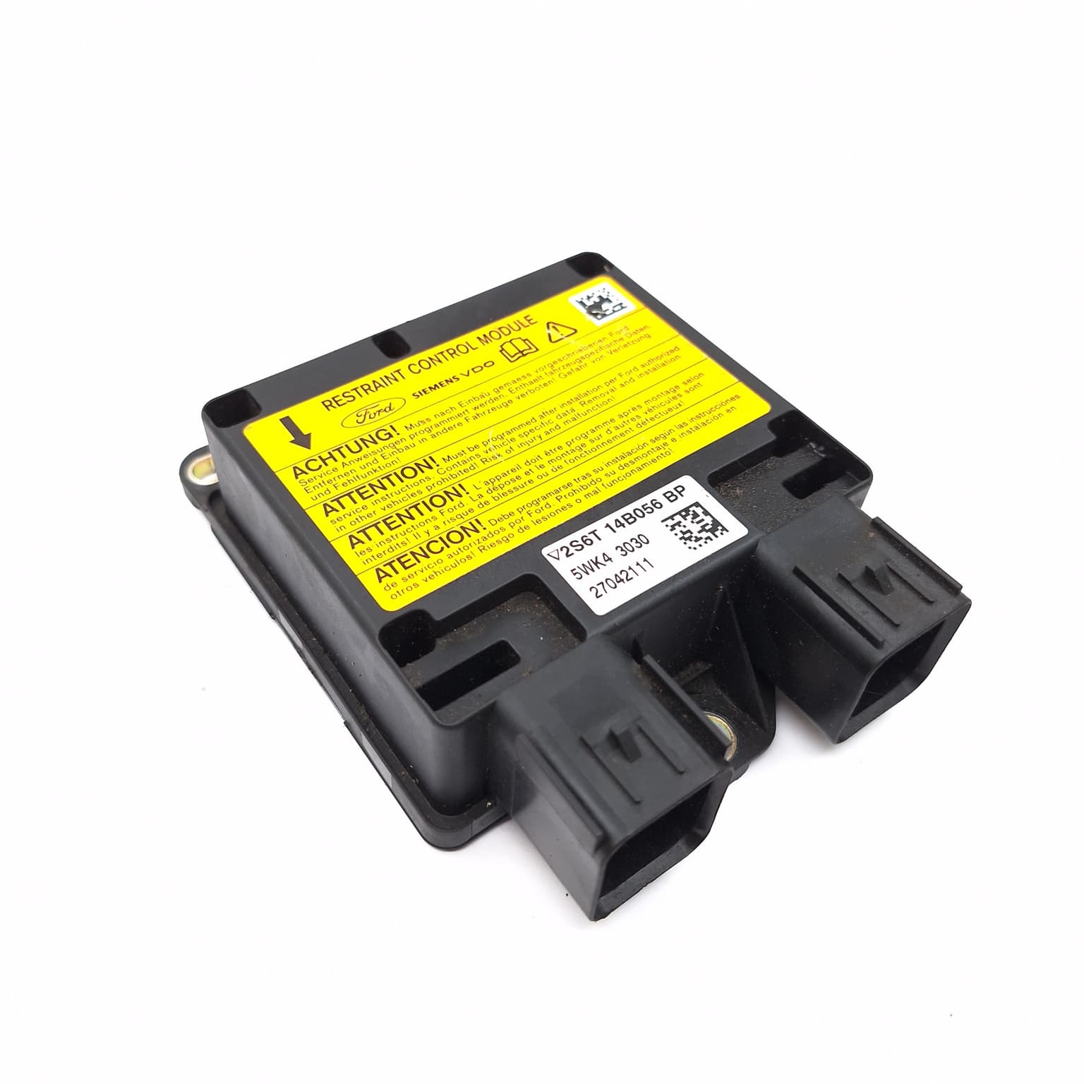 Airbag control module Ford FIESTA Mk 5 2002–2008 1.4 TDCi F6JA 2S6T14B056BP – 1