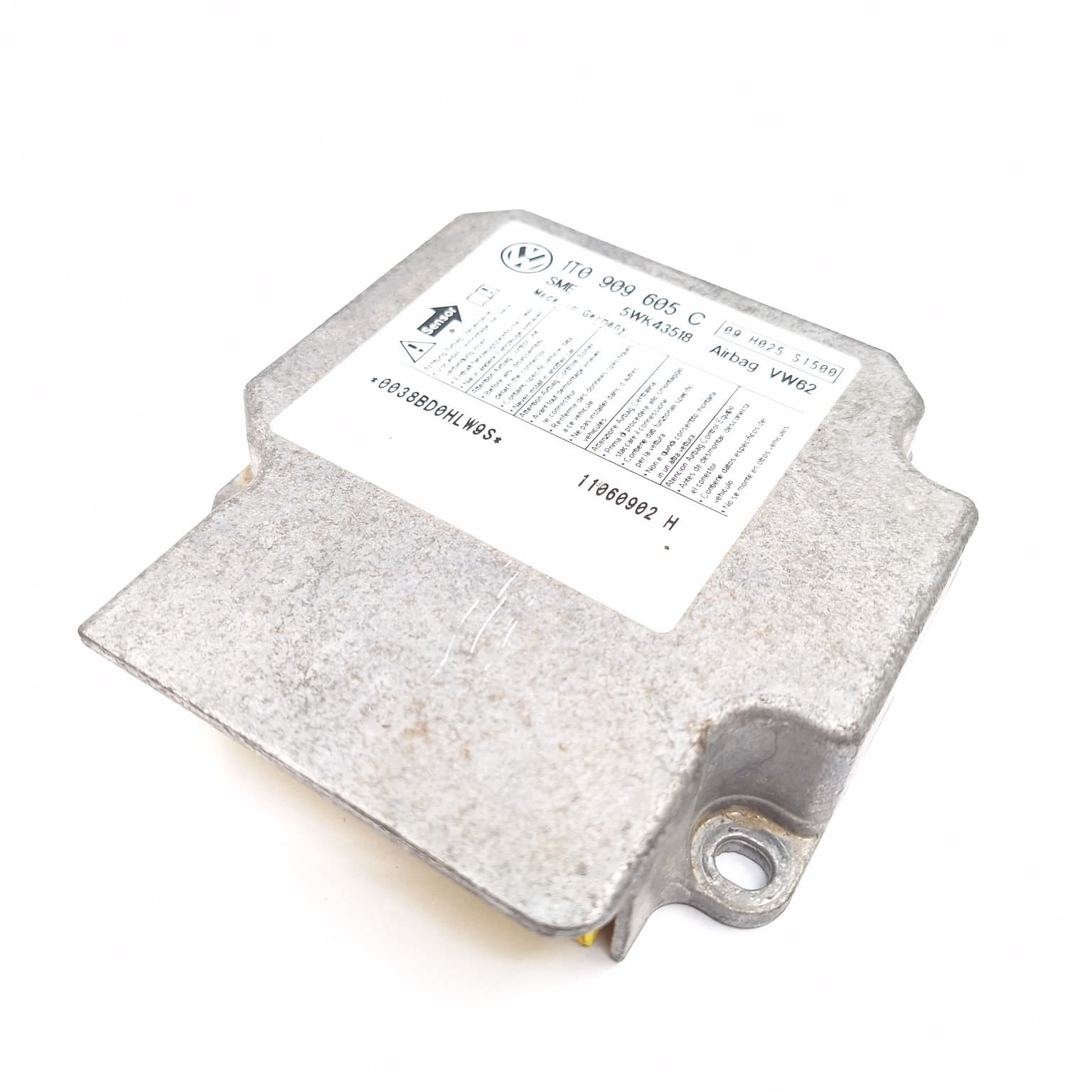 Airbag control module VW TOURAN (1T3) 2010–2015 1T0909605C – 1