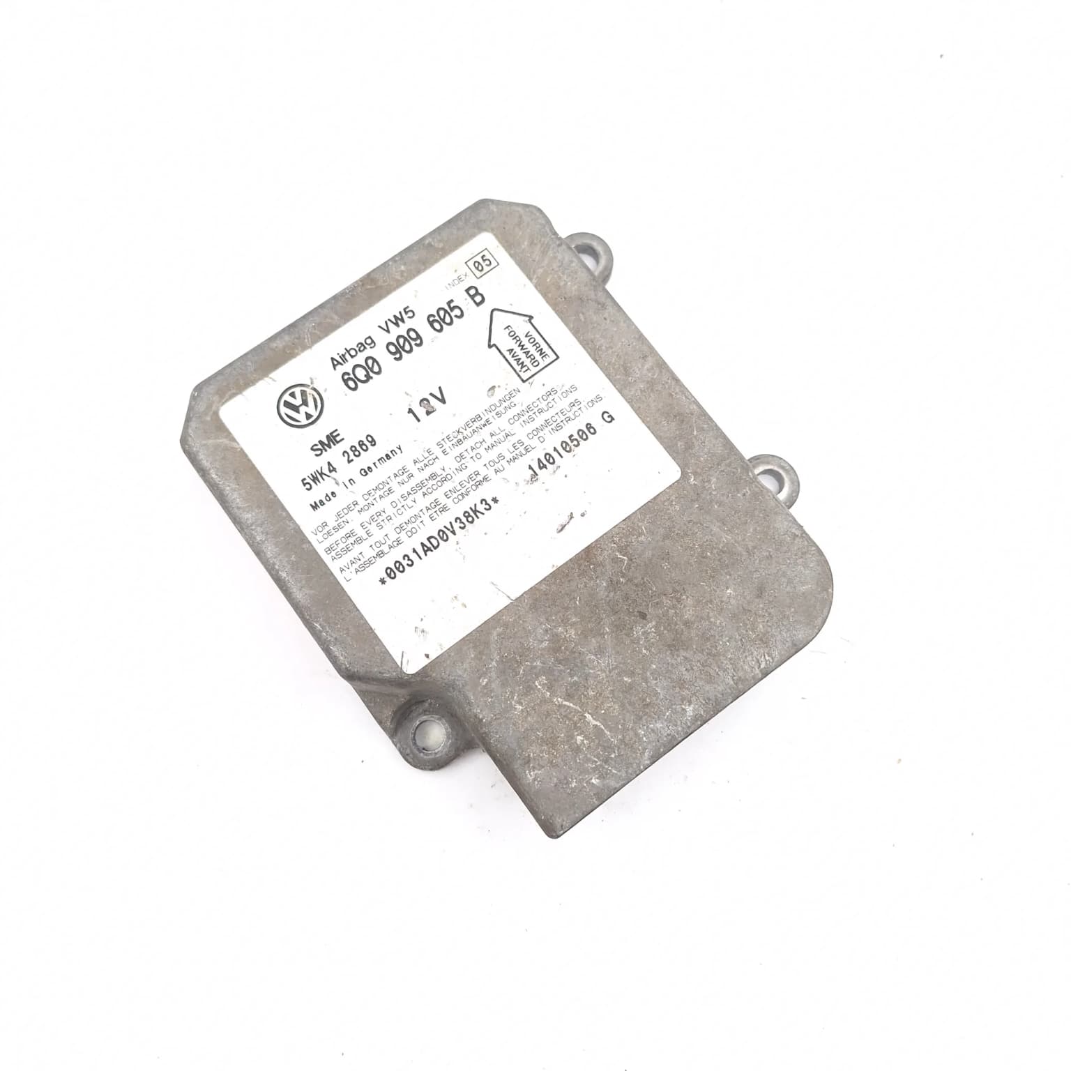 Airbag control module VW PASSAT B5, B5.5 1996–2005 6Q0909605B – 1