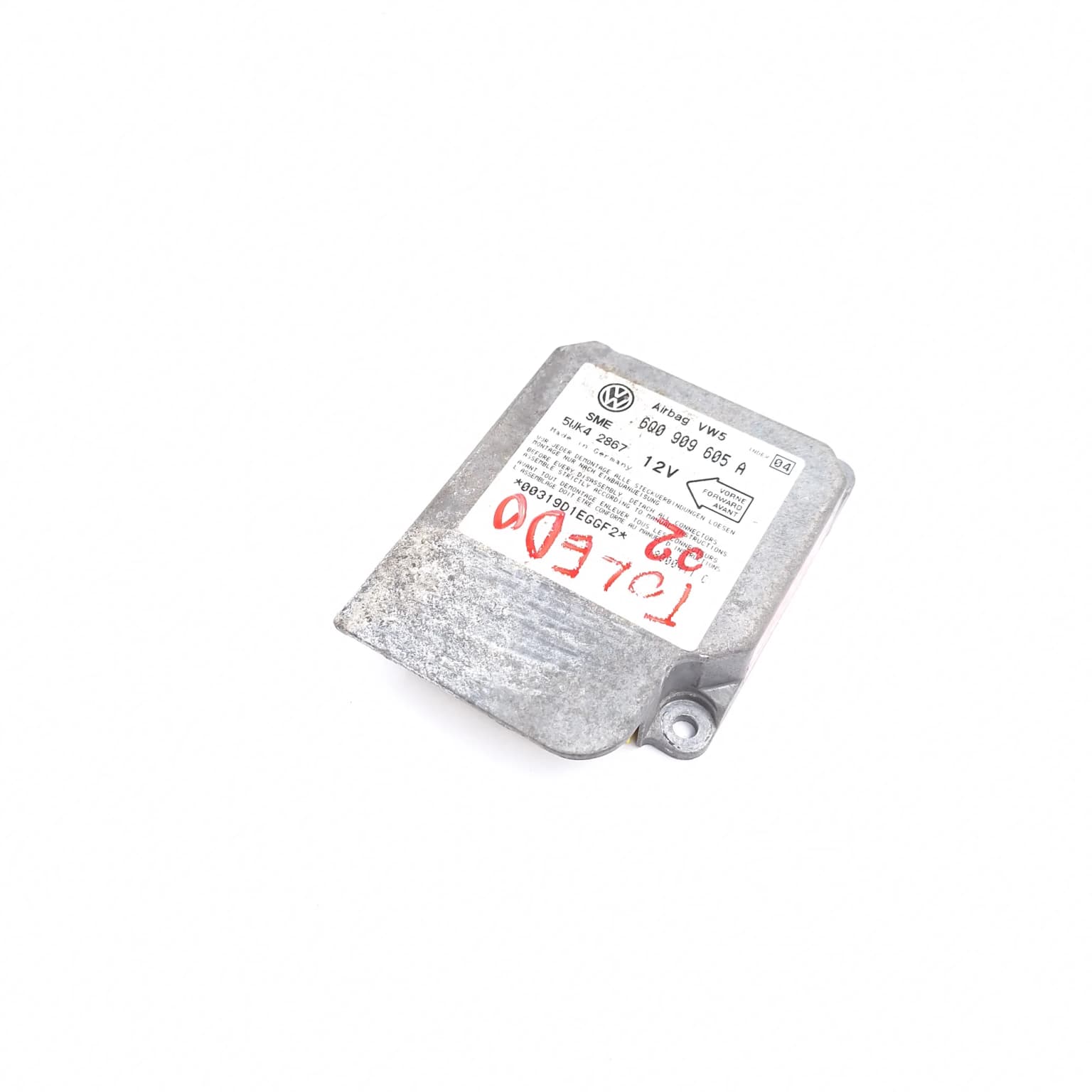 Airbag control module Seat TOLEDO Mk 2 (1M) 1998–2006 6Q0909605A – 1