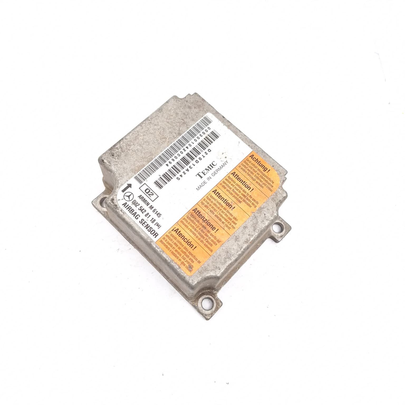 Airbag control module Mercedes-Benz ML / M-CLASS (W163) 1997–2005 0025428118 – 1