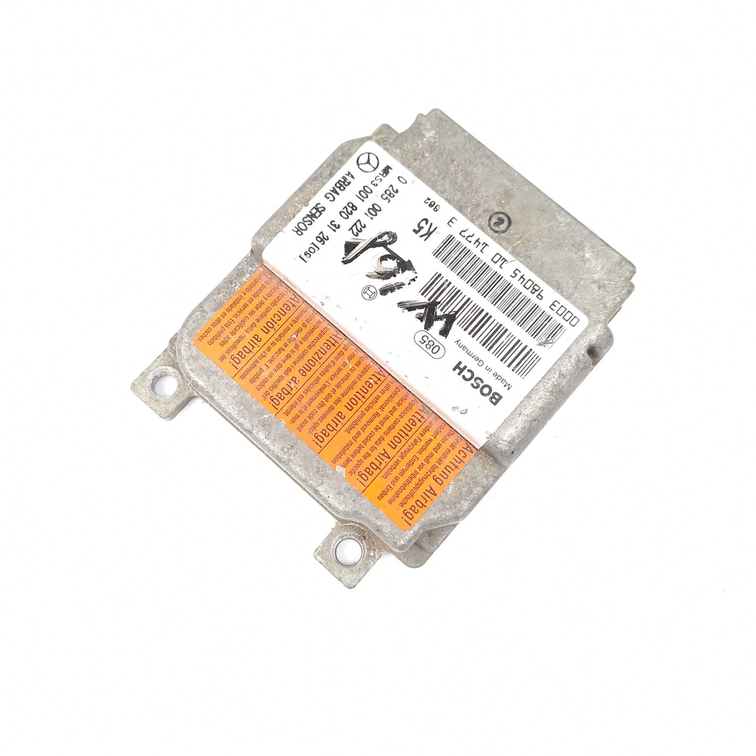 Airbag control module Mercedes-Benz A-CLASS (W168) 1997–2004 0285001222 – 1