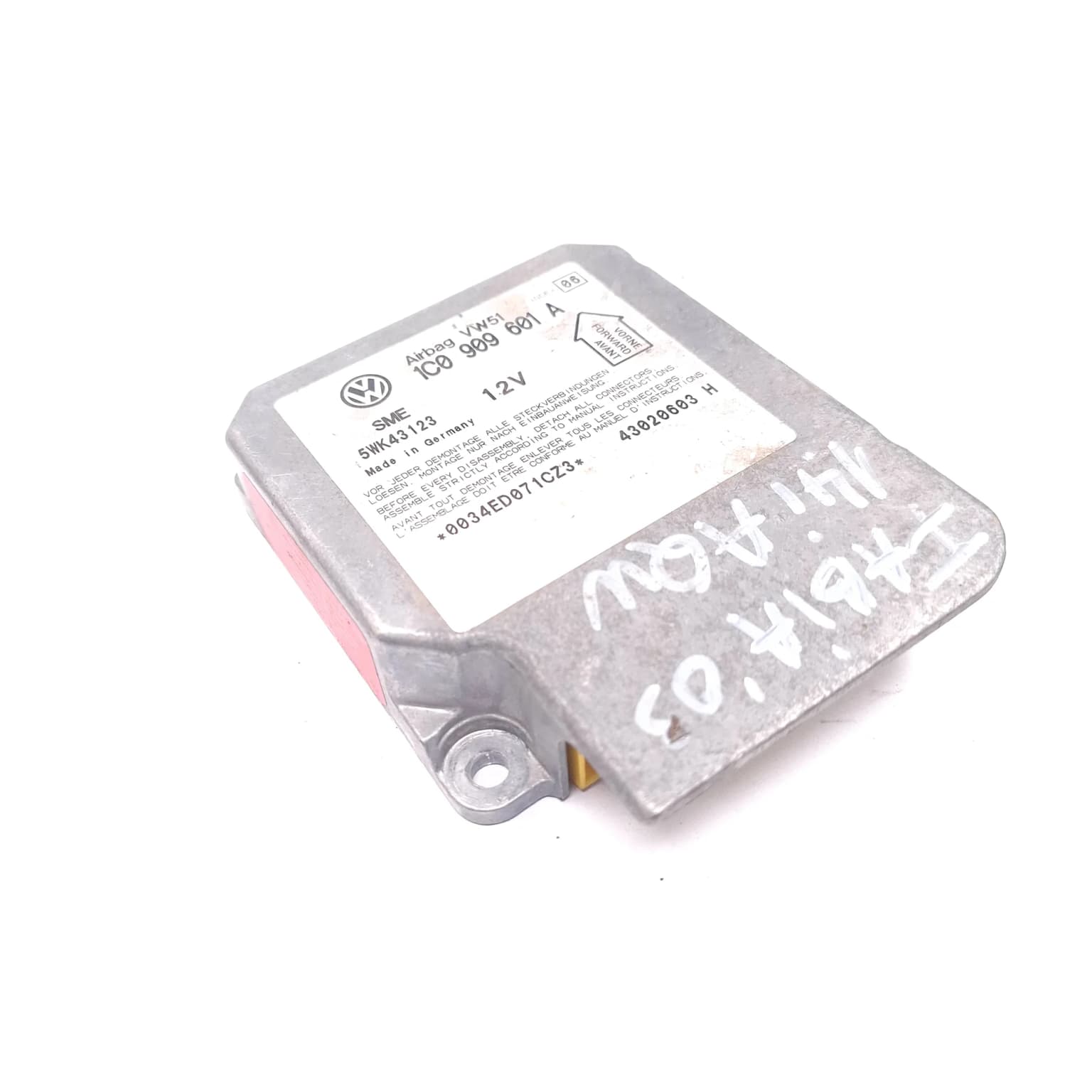 Airbag control module Skoda FABIA 1 1999–2007 1C0909601A – 1