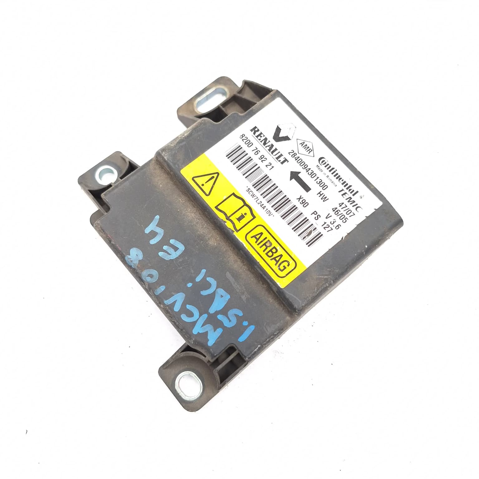 Airbag control module Dacia LOGAN MCV / LOGAN VAN 2007–2012 2840094301300 – 1