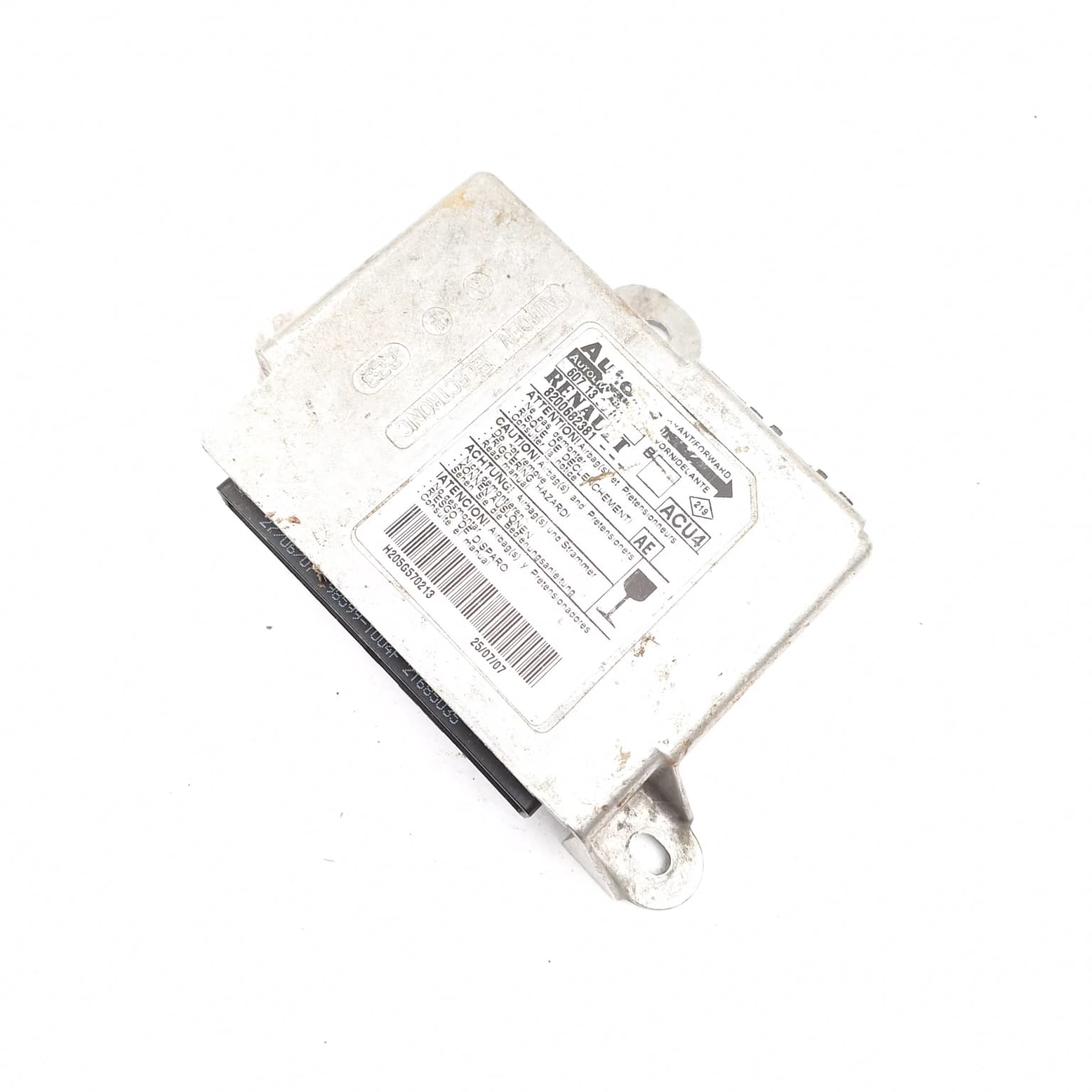 Airbag control module Renault MEGANE 2 2002–2010 8200682381 – 1