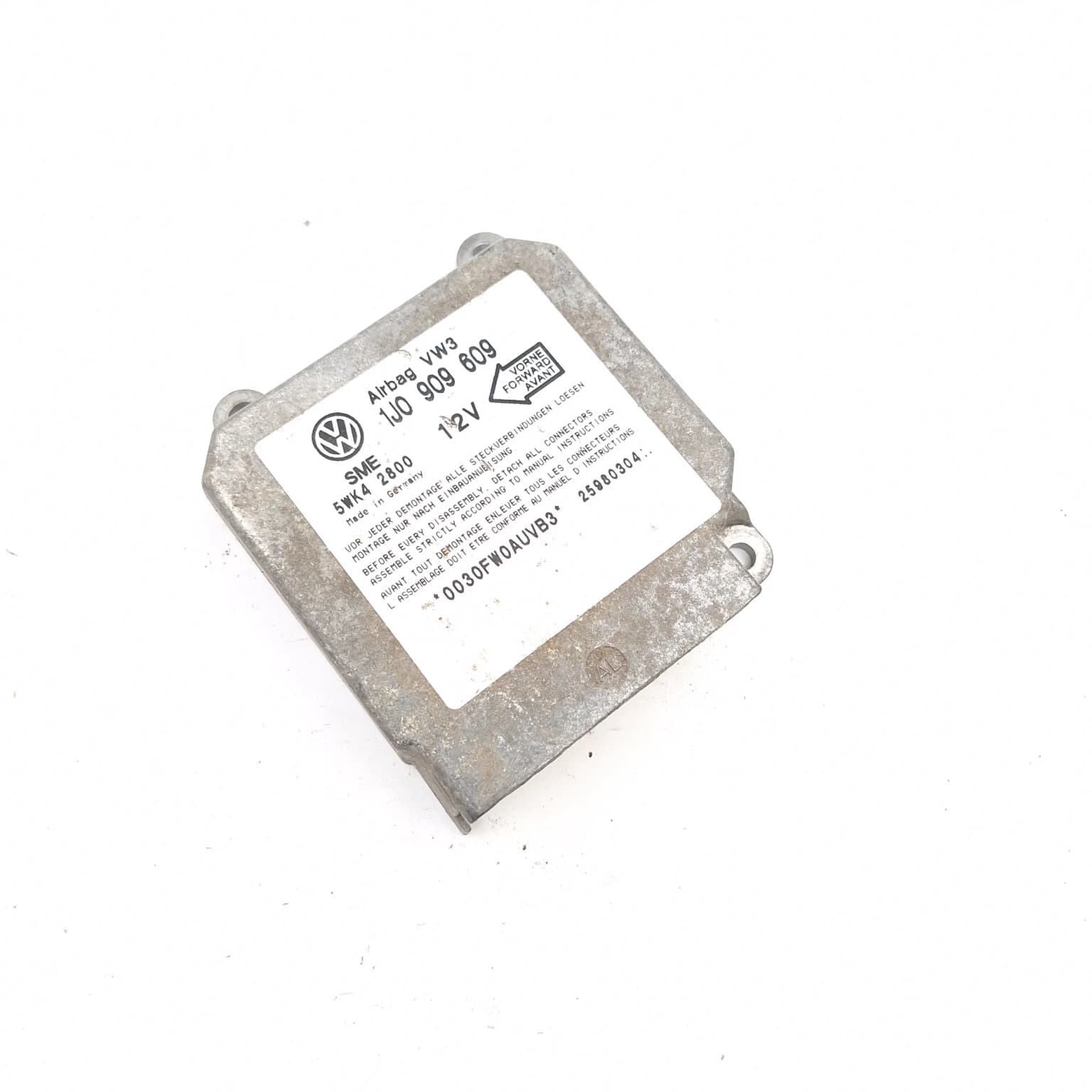 Calculateur d'airbag VW GOLF 4 1997–2004 1J0909609 – 1