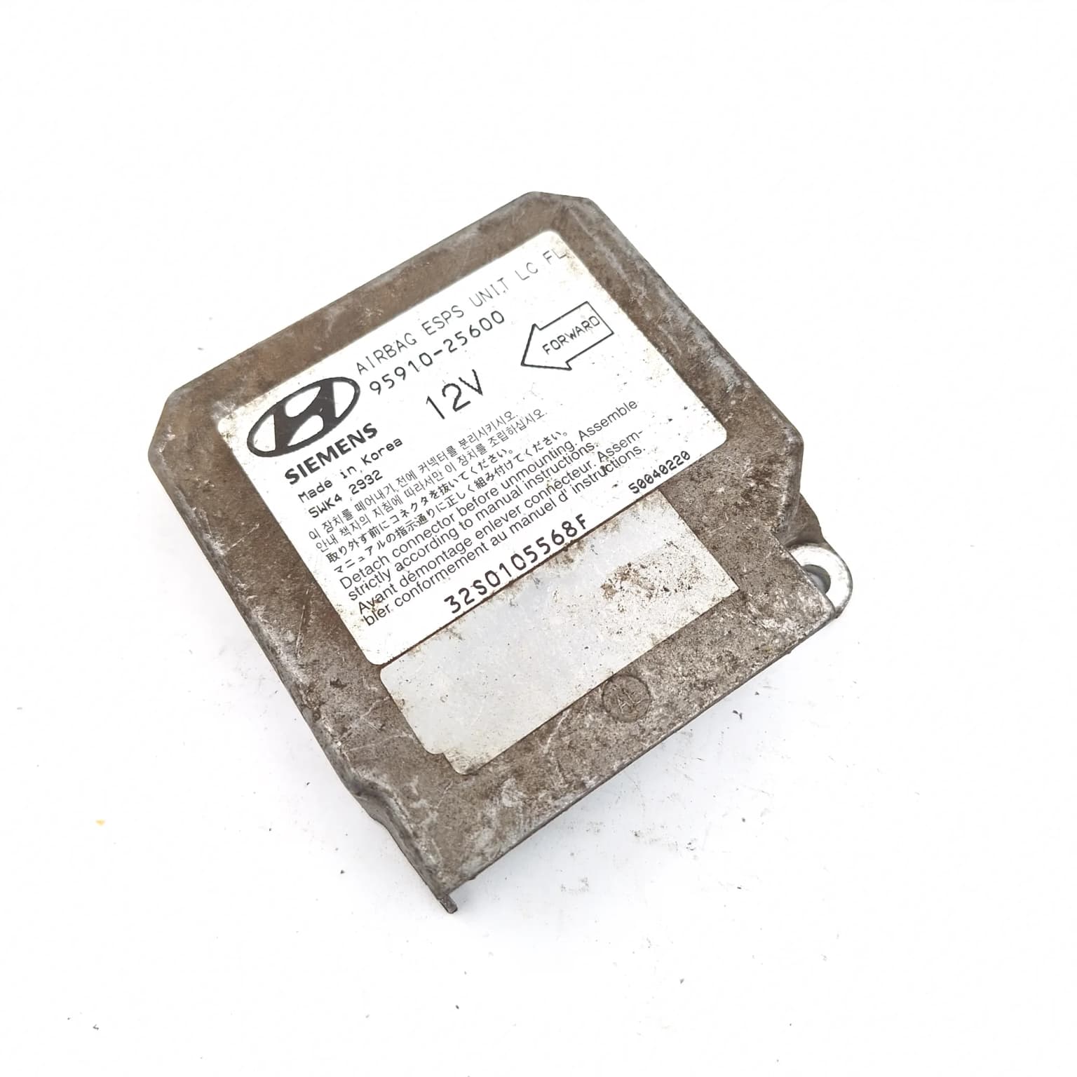 Airbag control module Hyundai ACCENT 2 (LC) 1999–2005 9591025600 – 1