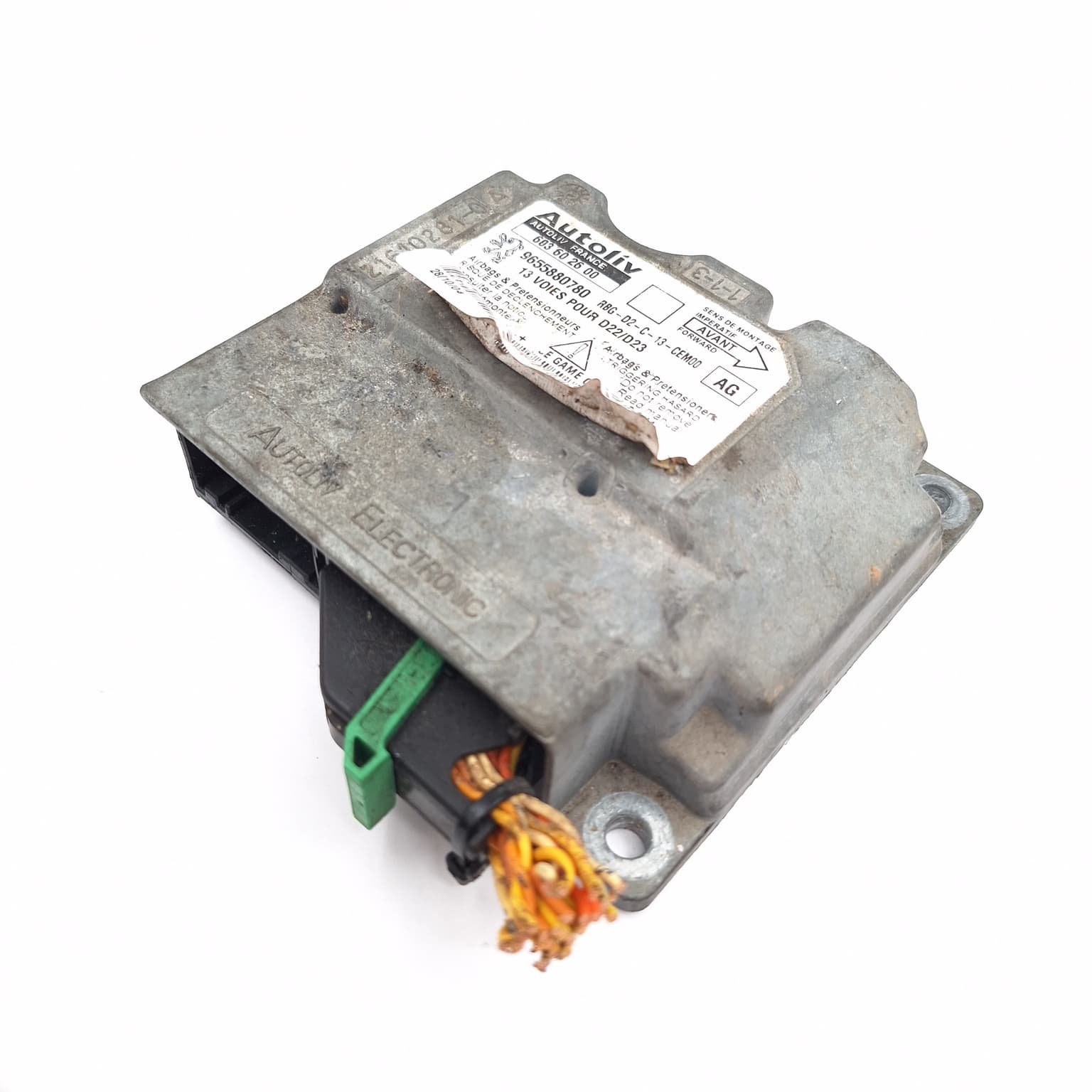 Airbag control module Peugeot 407 2004–2011 9655880780 – 1