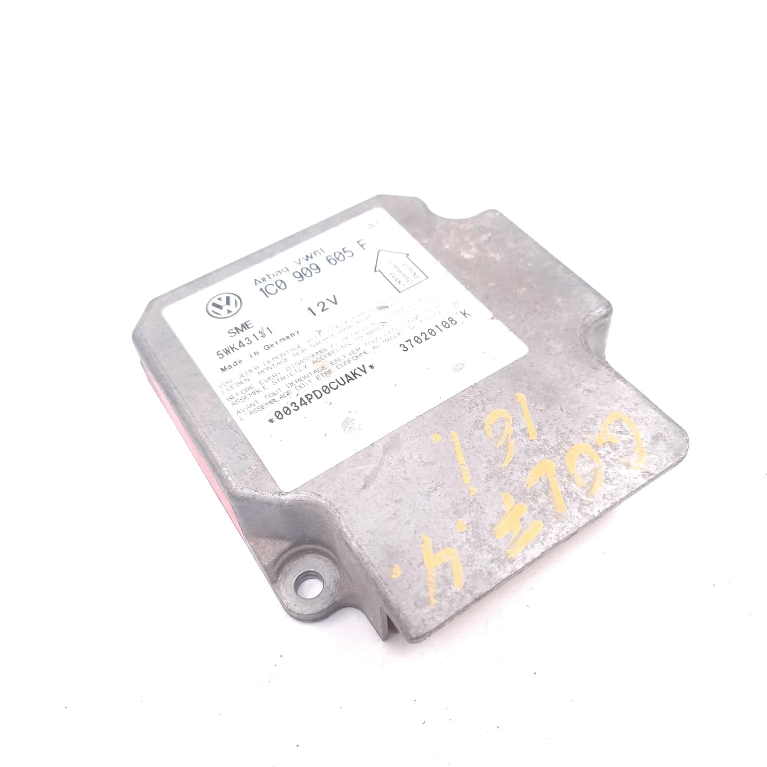 Airbag control module VW GOLF 4 1997–2004 1C0909605F – 1