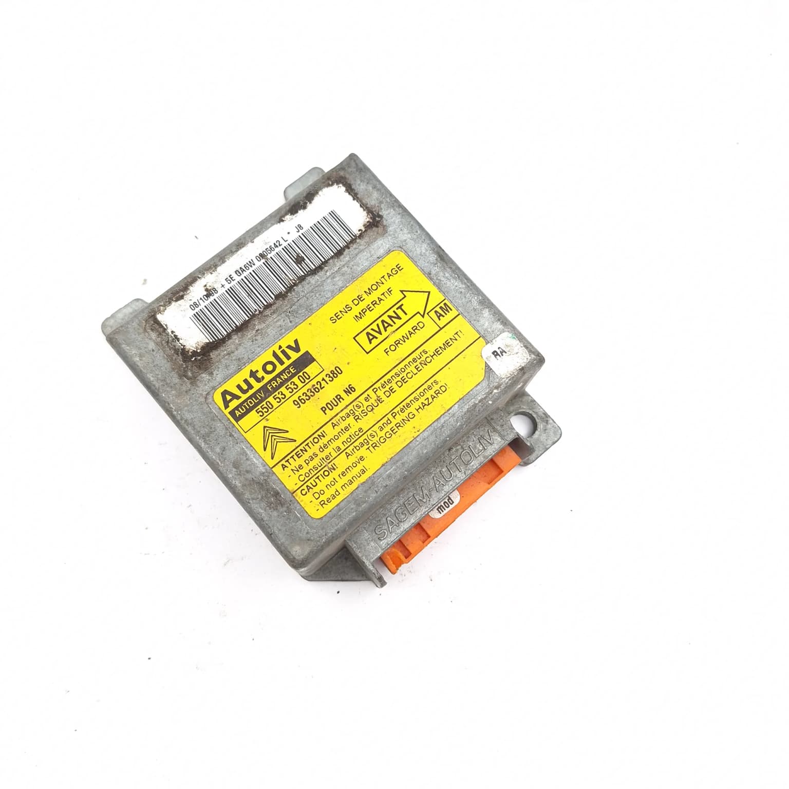 Calculateur d'airbag Citroen XSARA (N0, N1, N2) 1997–2006 9633621380 – 1