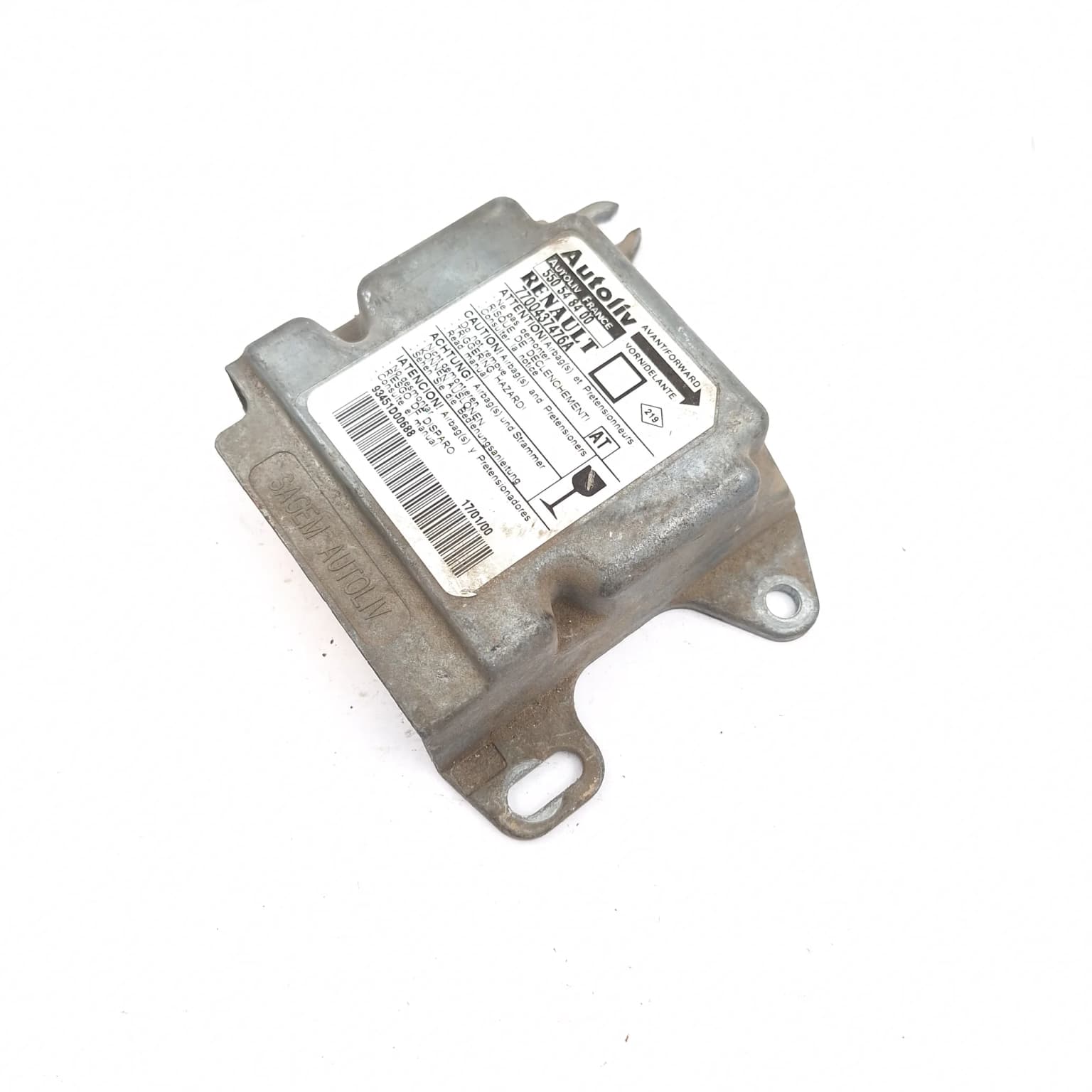 Airbag control module Renault MEGANE 1 1995–2002 550548400 – 1