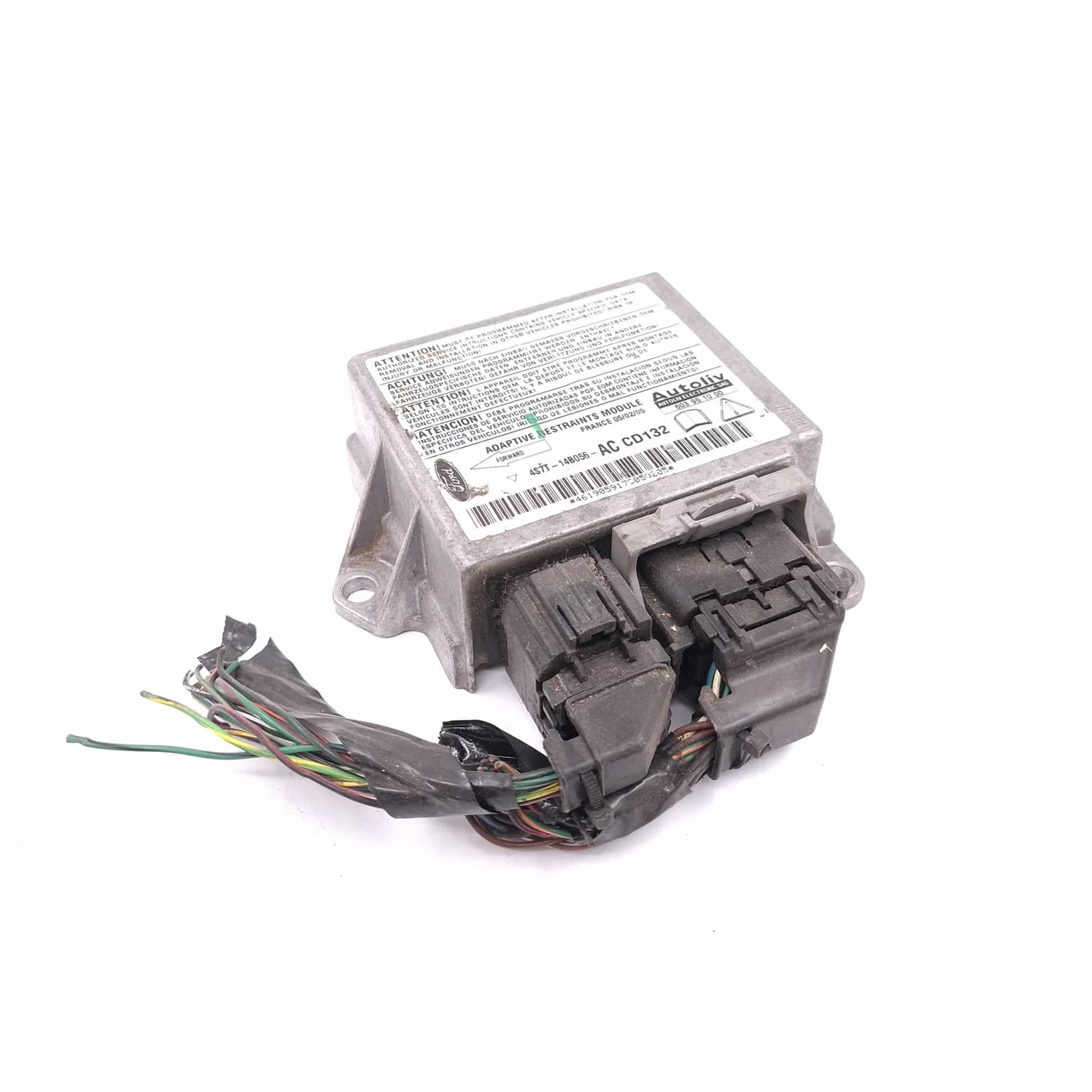 Airbag control module Ford MONDEO Mk 3 2000–2007 4S7T14B056AC – 1