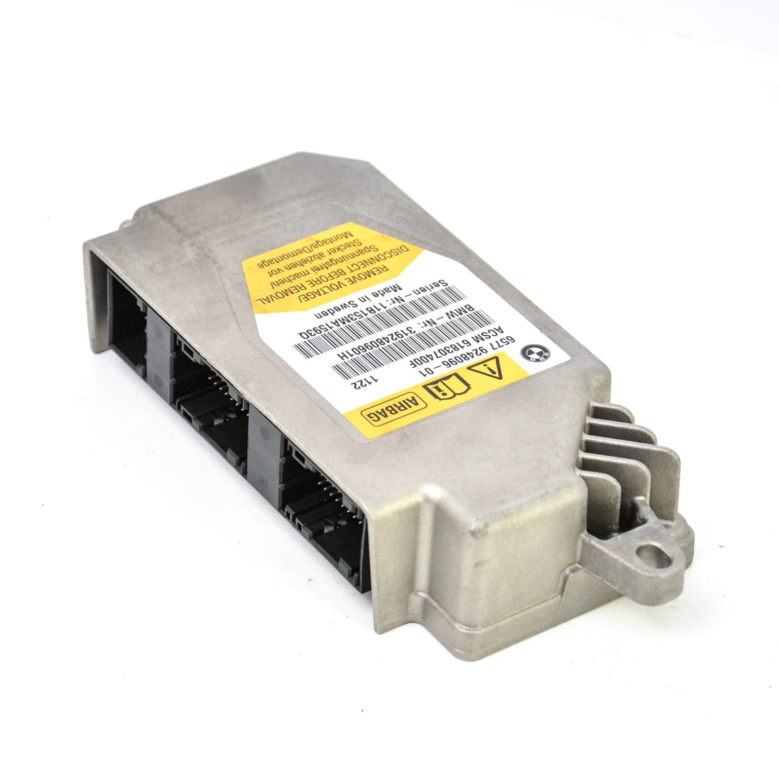 Airbag control module BMW 5 - F10, F18, F11 2009–2017 530 d N57 D30 A 9248096 – 1