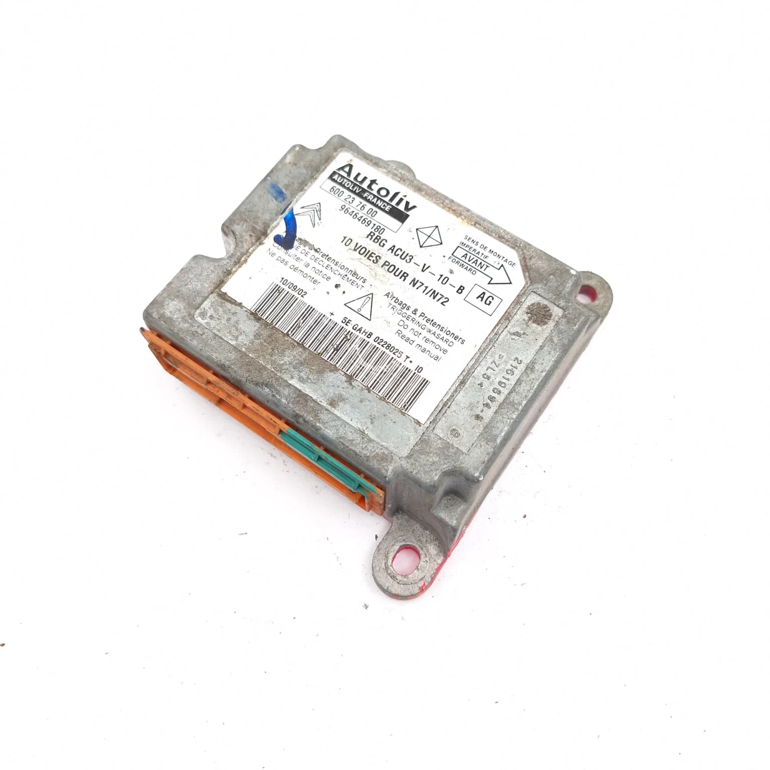 Calculateur d'airbag Citroen XSARA (N0, N1, N2) 1997–2006 600237600 – 1