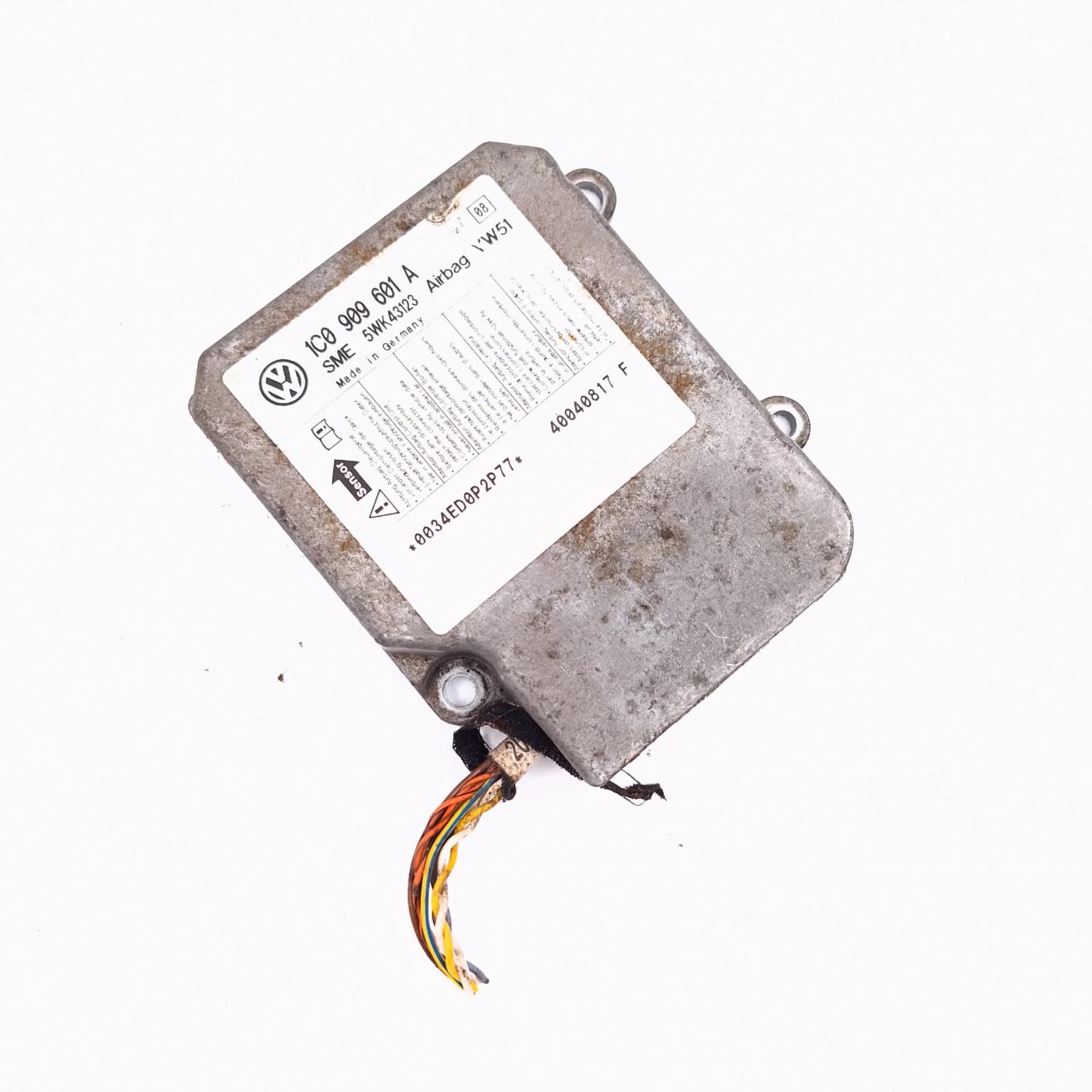 Airbag control module VW PASSAT B5, B5.5 1996–2005 1C0909601A – 1