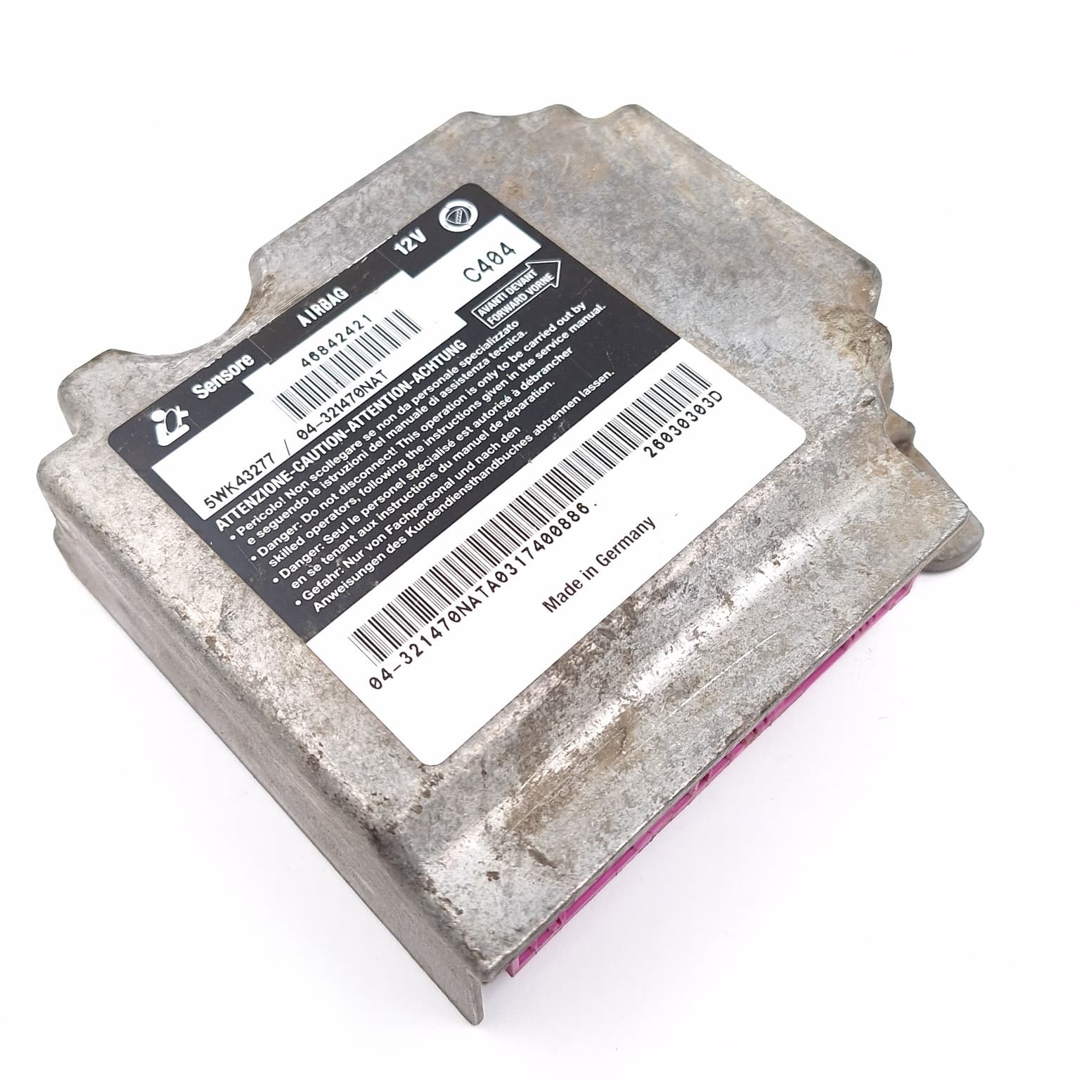 Airbag control module Alfa Romeo 147 (937) 2000–2010 46842421 – 1